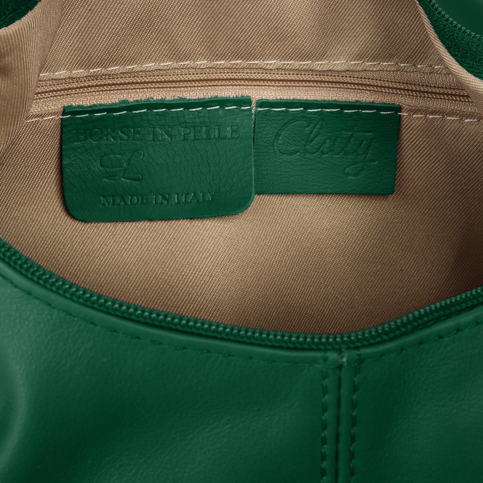 Cluty Shopper echt leer, made in italy