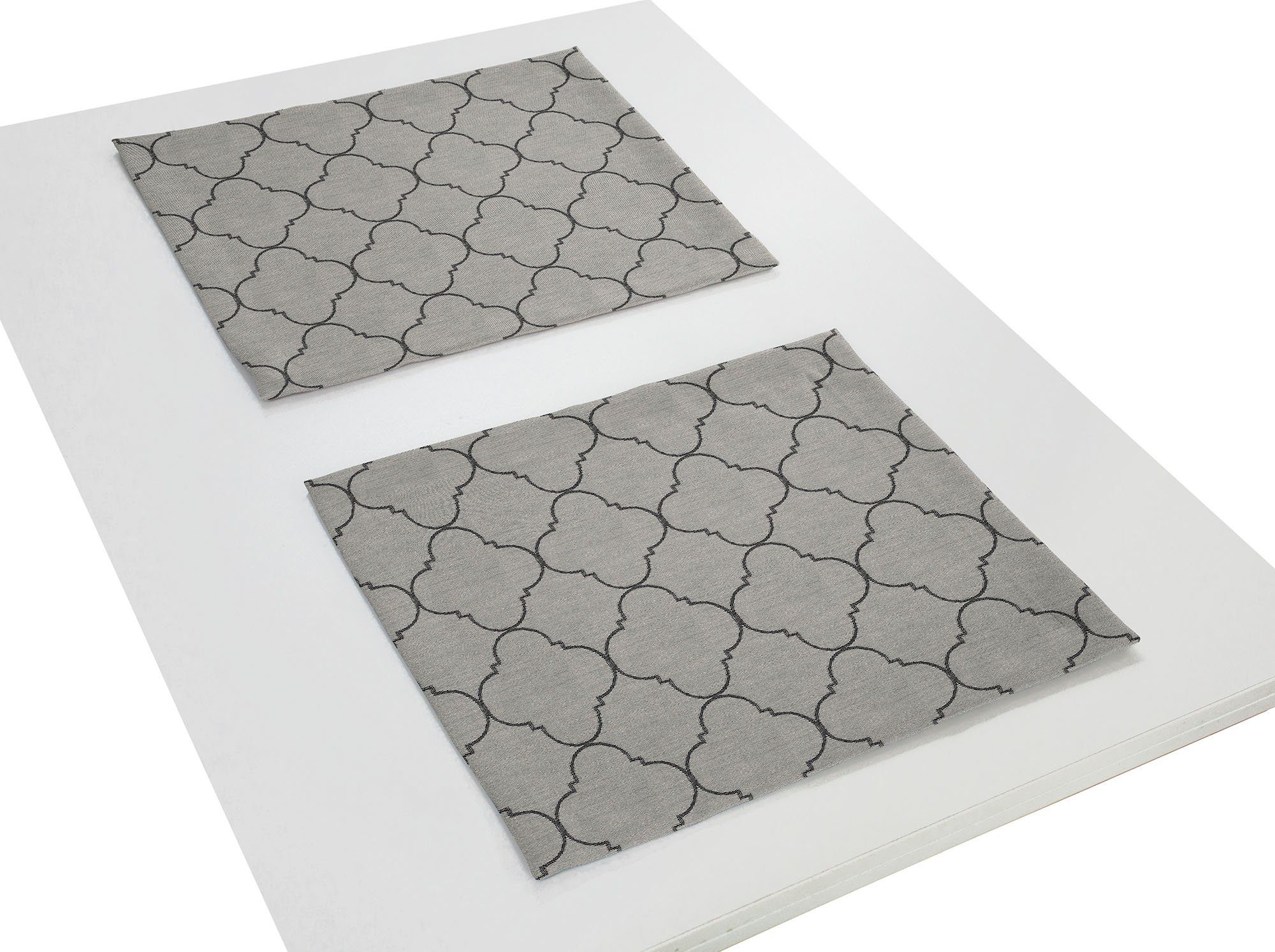 Adam Set placemats Indian Cortezada GOTS organic, gecertificeerd door CERES 0242, Made in Germany (2 stuks)