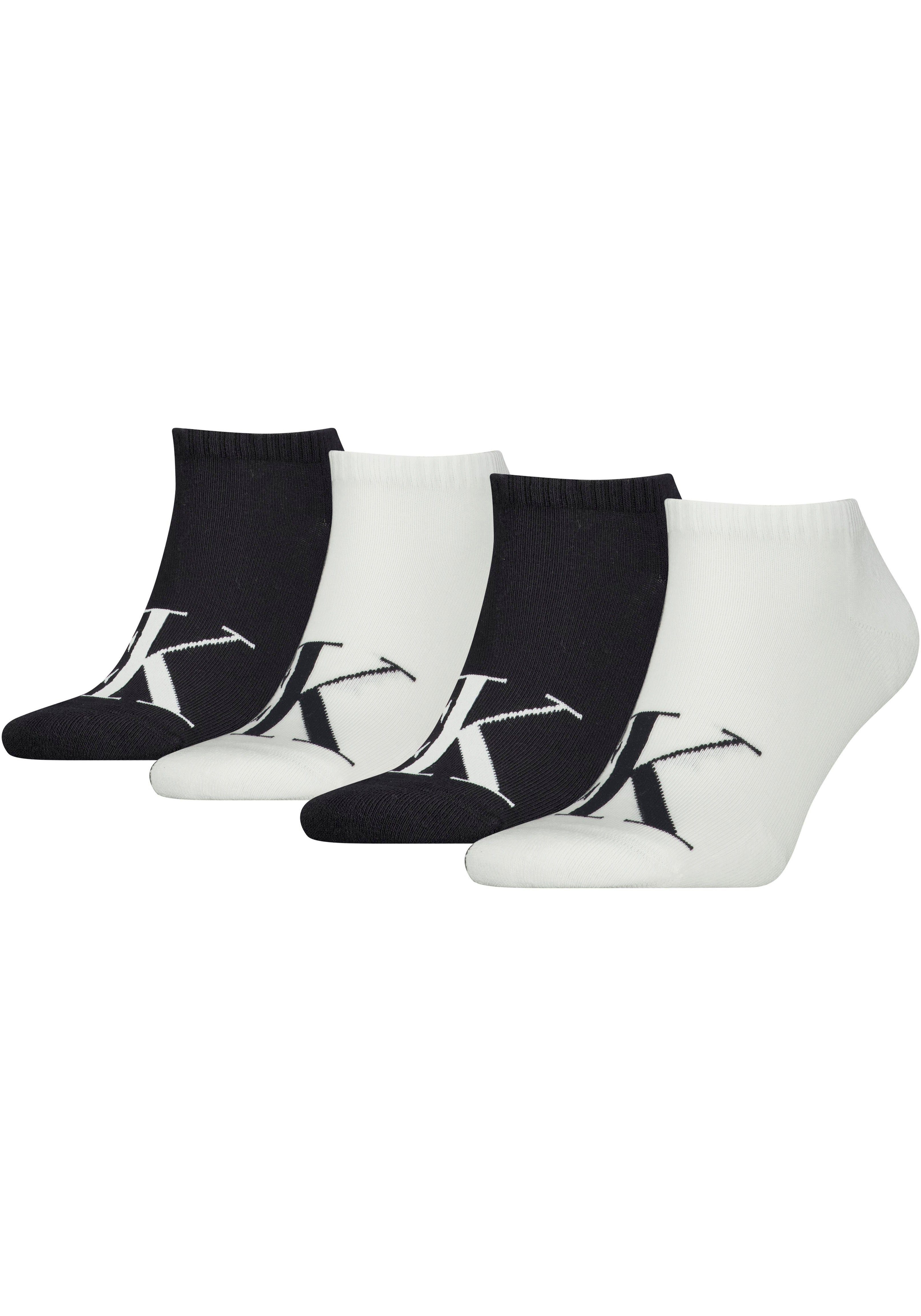 Calvin Klein Jeans Korte sokken CKJ MEN SNEAKER 4P LOGO (set)