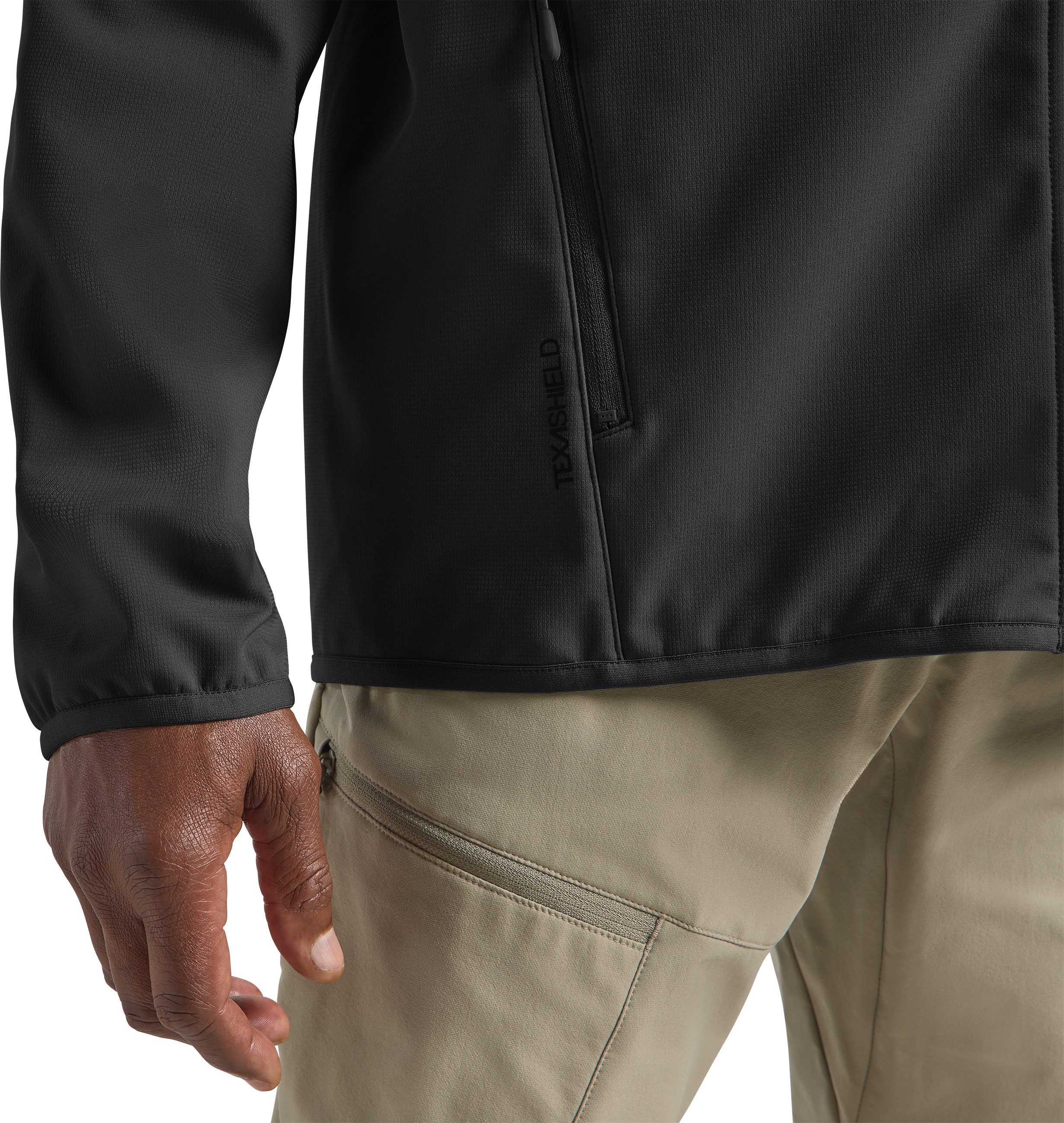 Jack Wolfskin Softshell-jack BORNBERG HOODY winddicht, waterafstotend