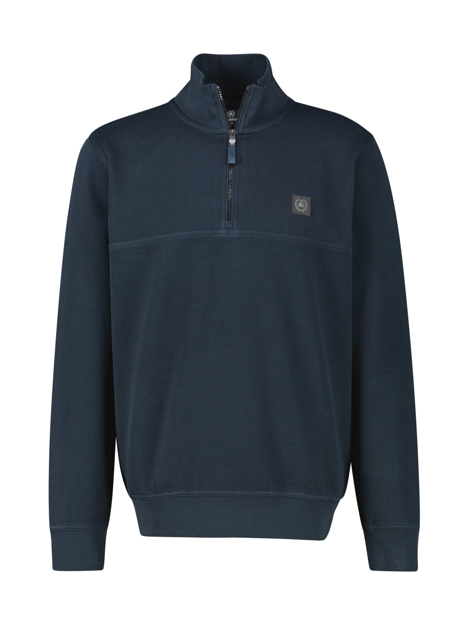 Lerros Sweatshirt LERROS Heren Troyer, sportief geribbeld