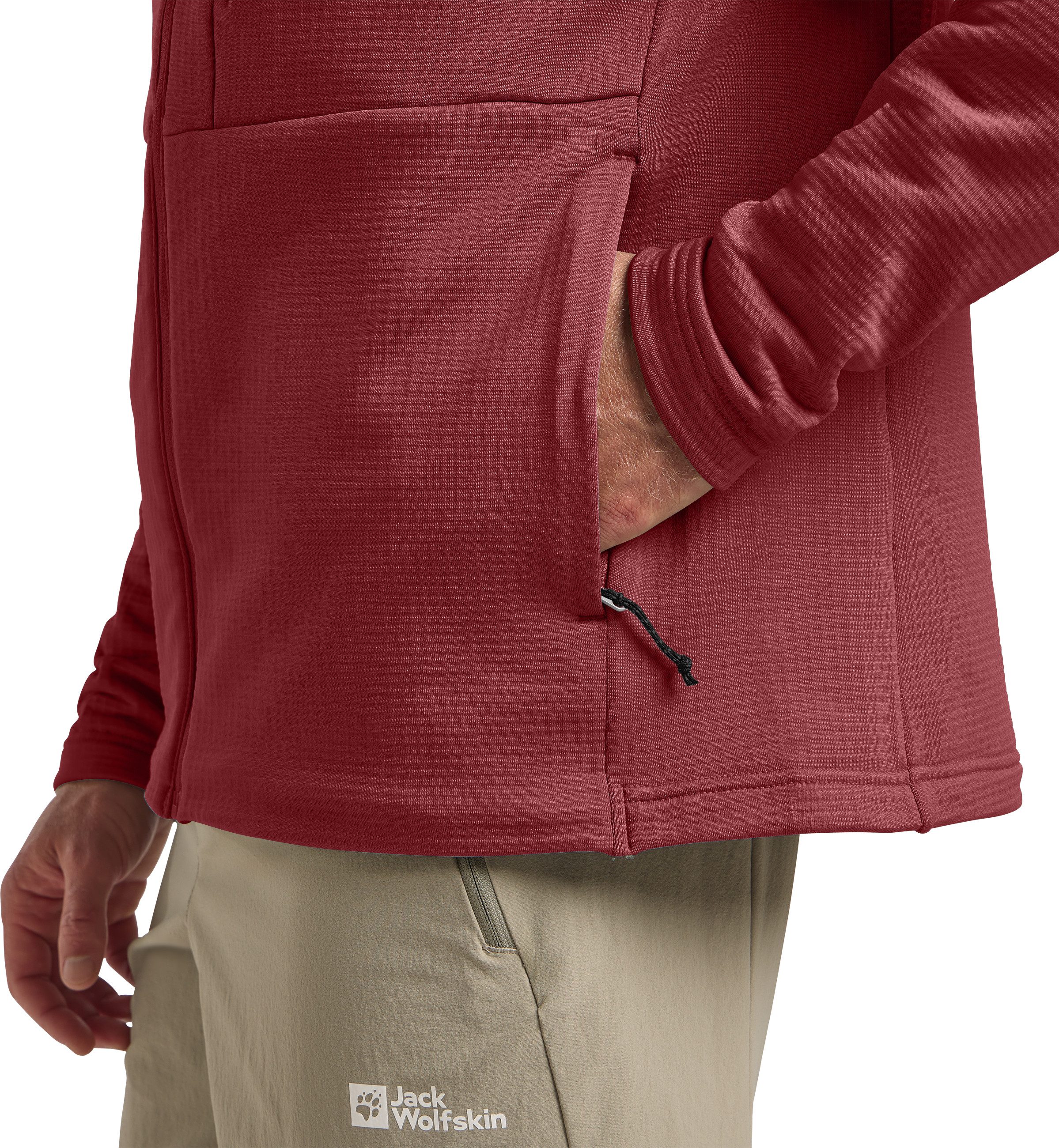 Jack Wolfskin Fleecejack KOLBENBERG HOODED FZ M