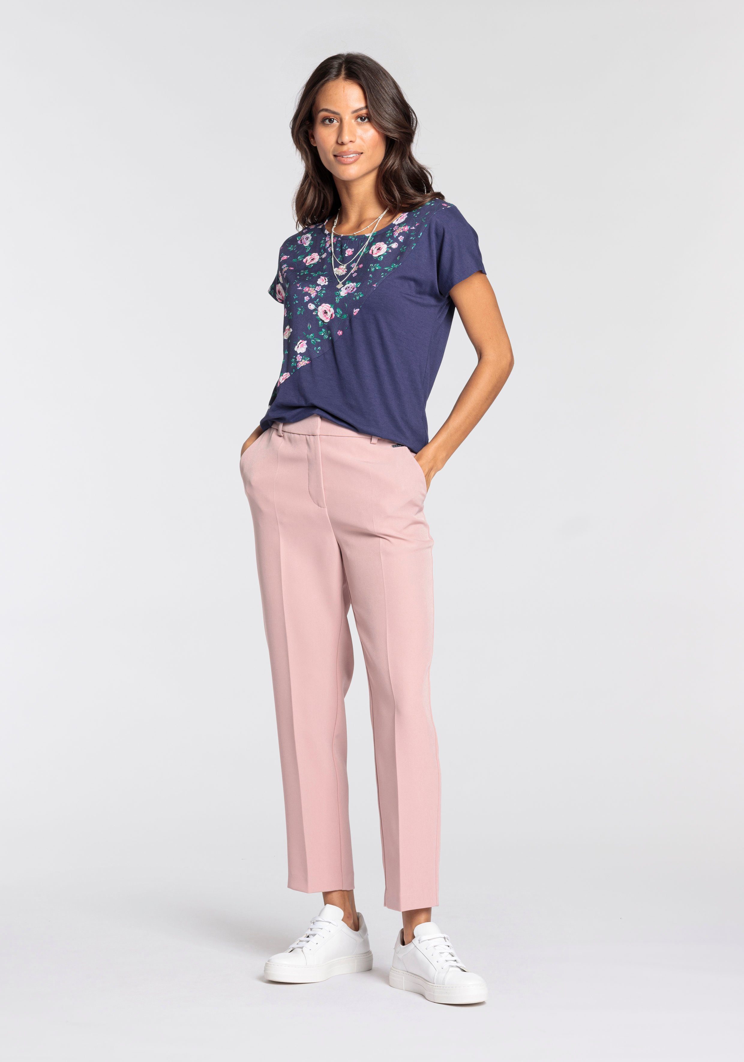 Laura Scott Shirtblouse met bloemenprint