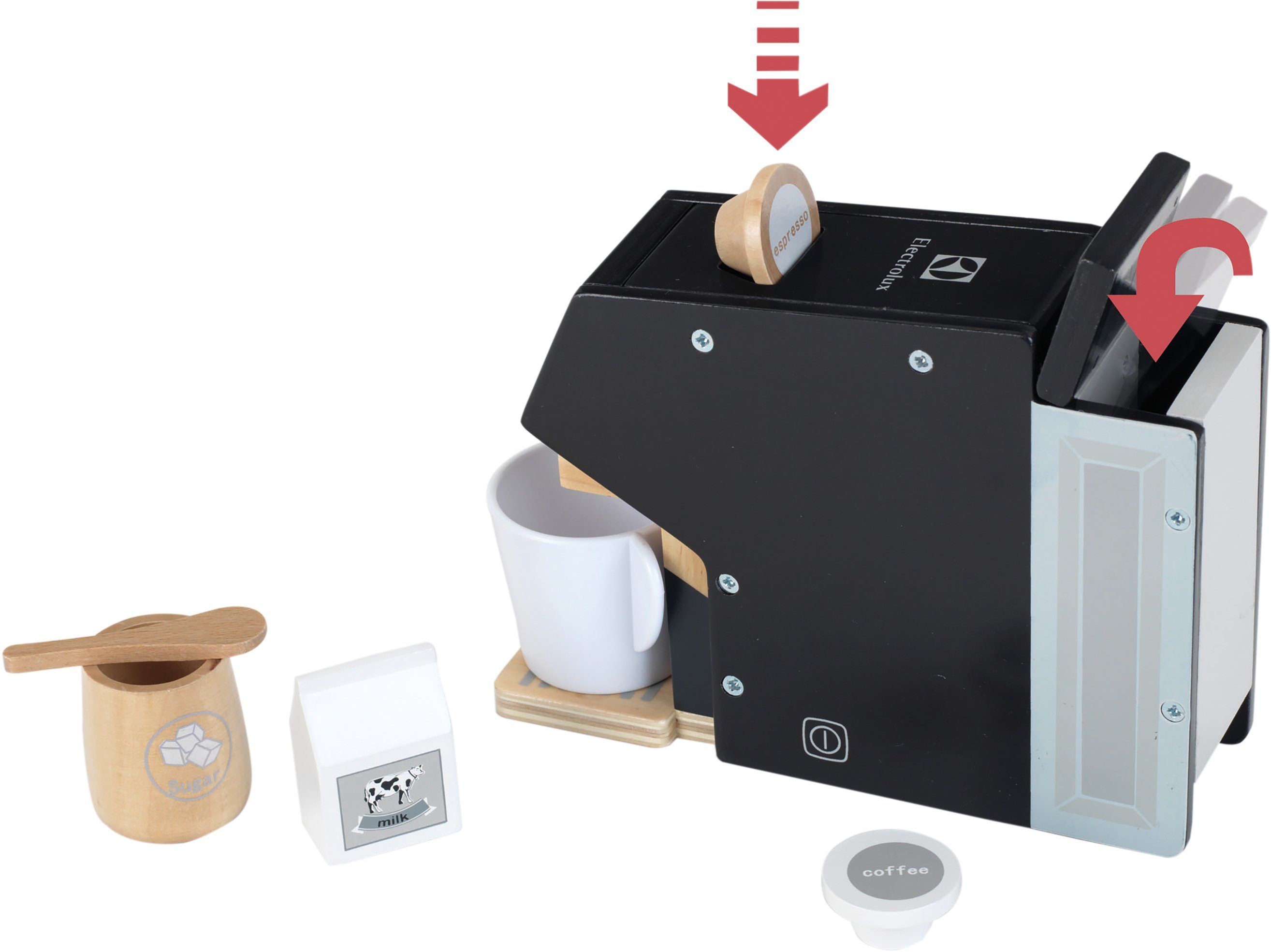 Klein Kinder-koffiezetapparaat hout met accessoires van hout? Bestel nu bij | OTTO