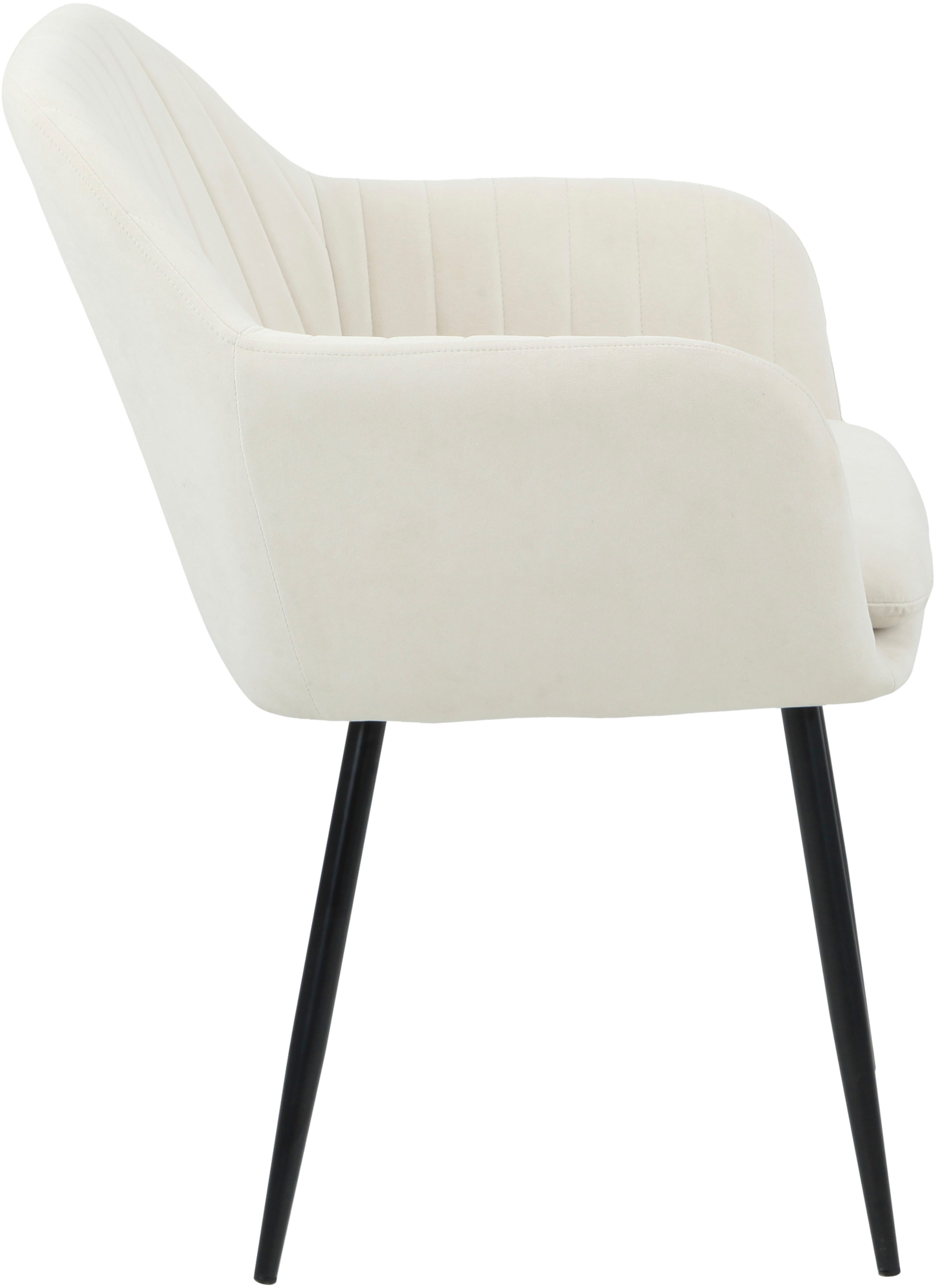 HELA Stoel met armleuningen Carla comfortabele fauteuil, kuipstoel (set)