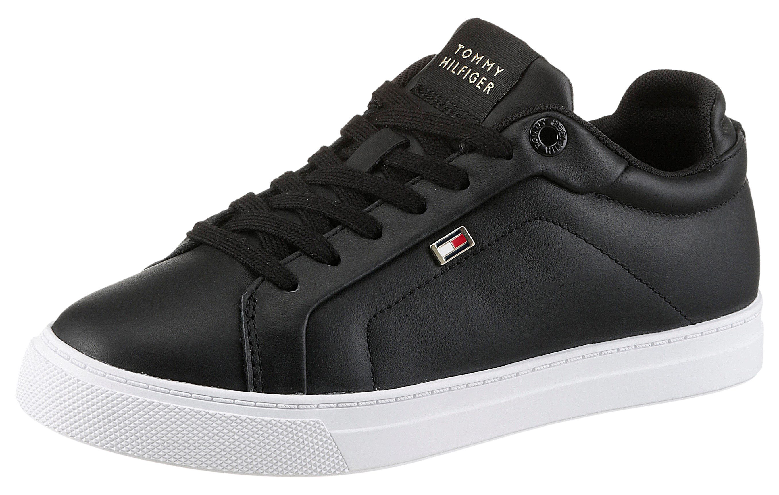 Tommy Hilfiger Plateausneakers WOMENS ICON COURT SNEAKER FLAG freizeitschoen, veterschoen, lage...