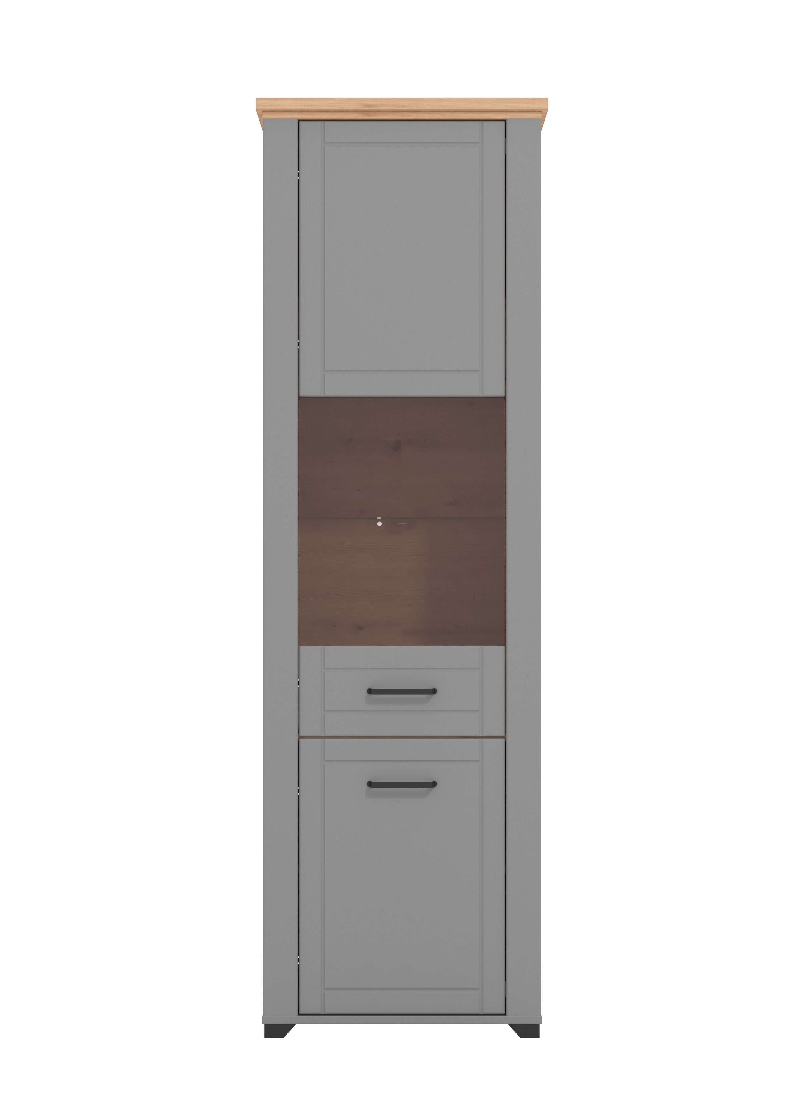 Home affaire Vitrinekast Valencia Deuren en legplanken met 4 mm veiligheidsglas