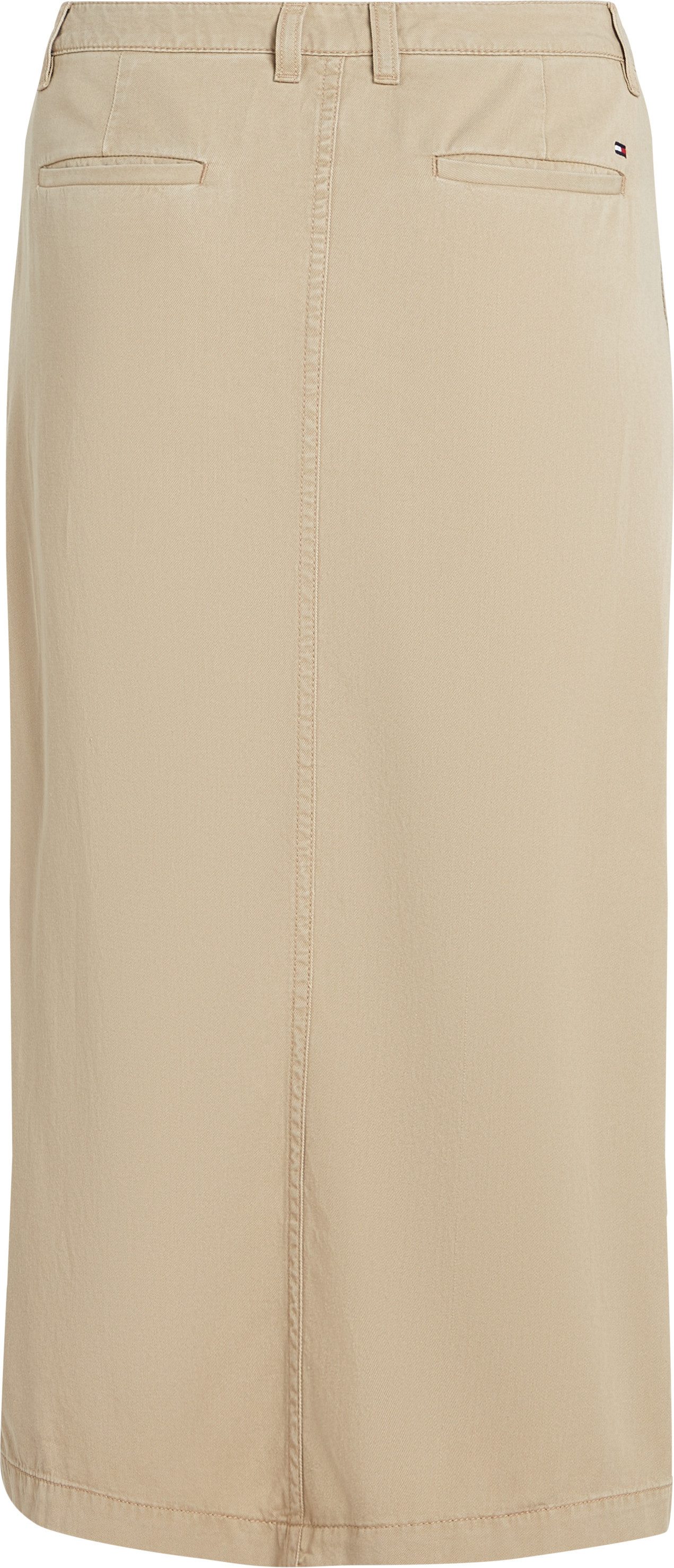 Tommy Hilfiger Geweven rok CO TENCEL MIDI SKIRT