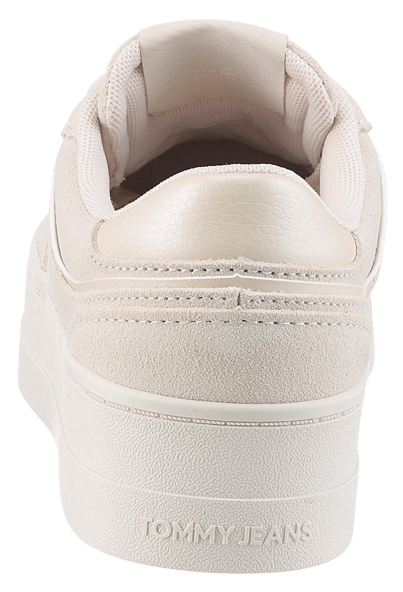 TOMMY JEANS Plateausneakers THE GREENWICH FLATFORM ELEVATED veterschoenen, vrijetijdsschoen, lage schoen met logo-applicatie