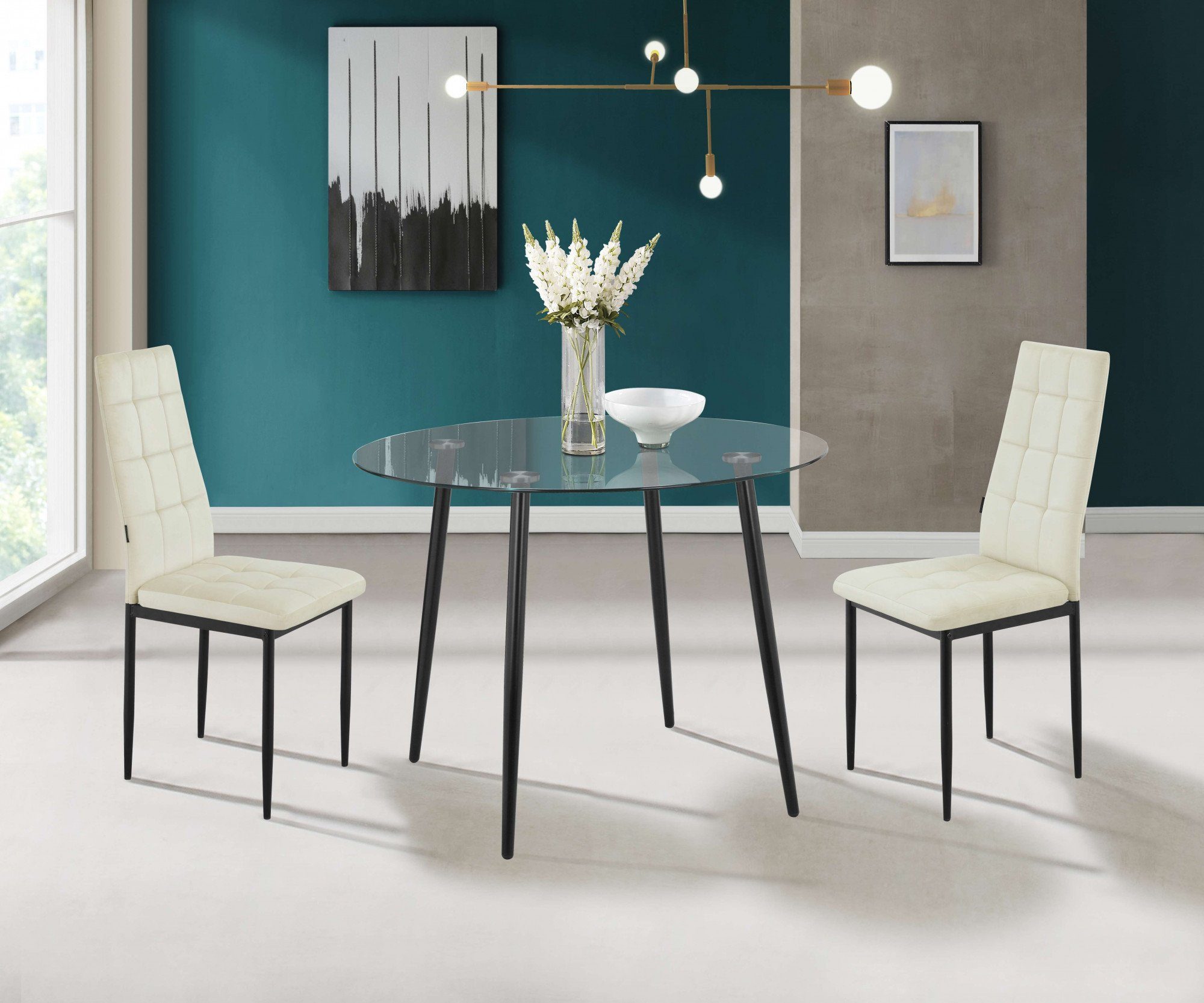 INOSIGN Eetkamerstoel Moana Met quilten (set)