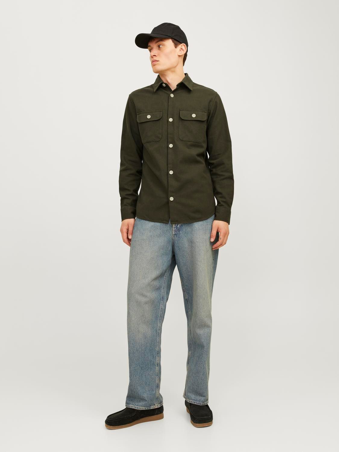 Jack & Jones Overhemd met lange mouwen JJEDARREN OVERSHIRT LS NOOS