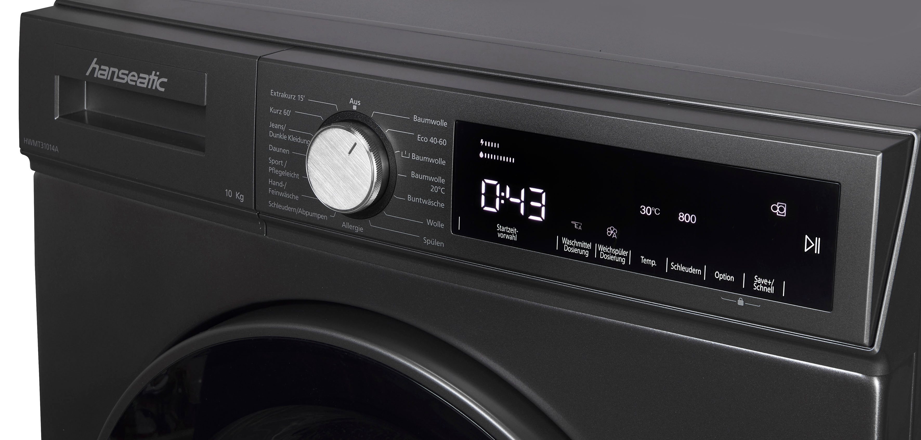 Hanseatic Wasmachine HWMT31014A, 10 kg