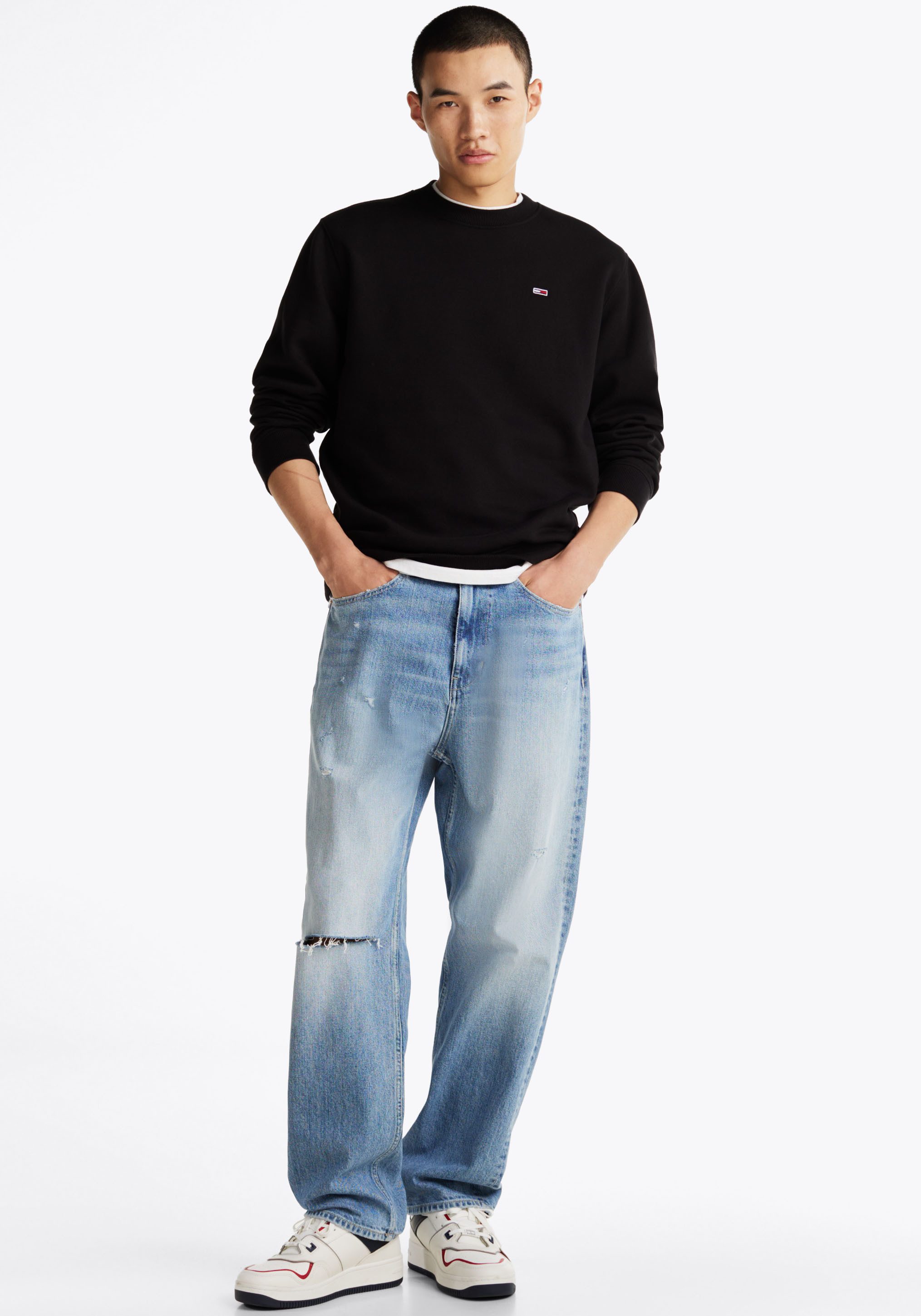 TOMMY JEANS Sweatshirt TJM REG S FLAG CREW