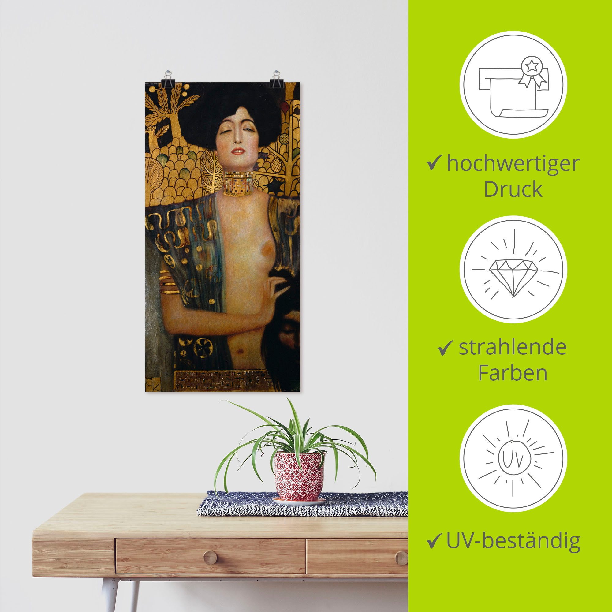 Artland Artprint Judith I., 1901 als artprint op linnen, poster in verschillende formaten maten