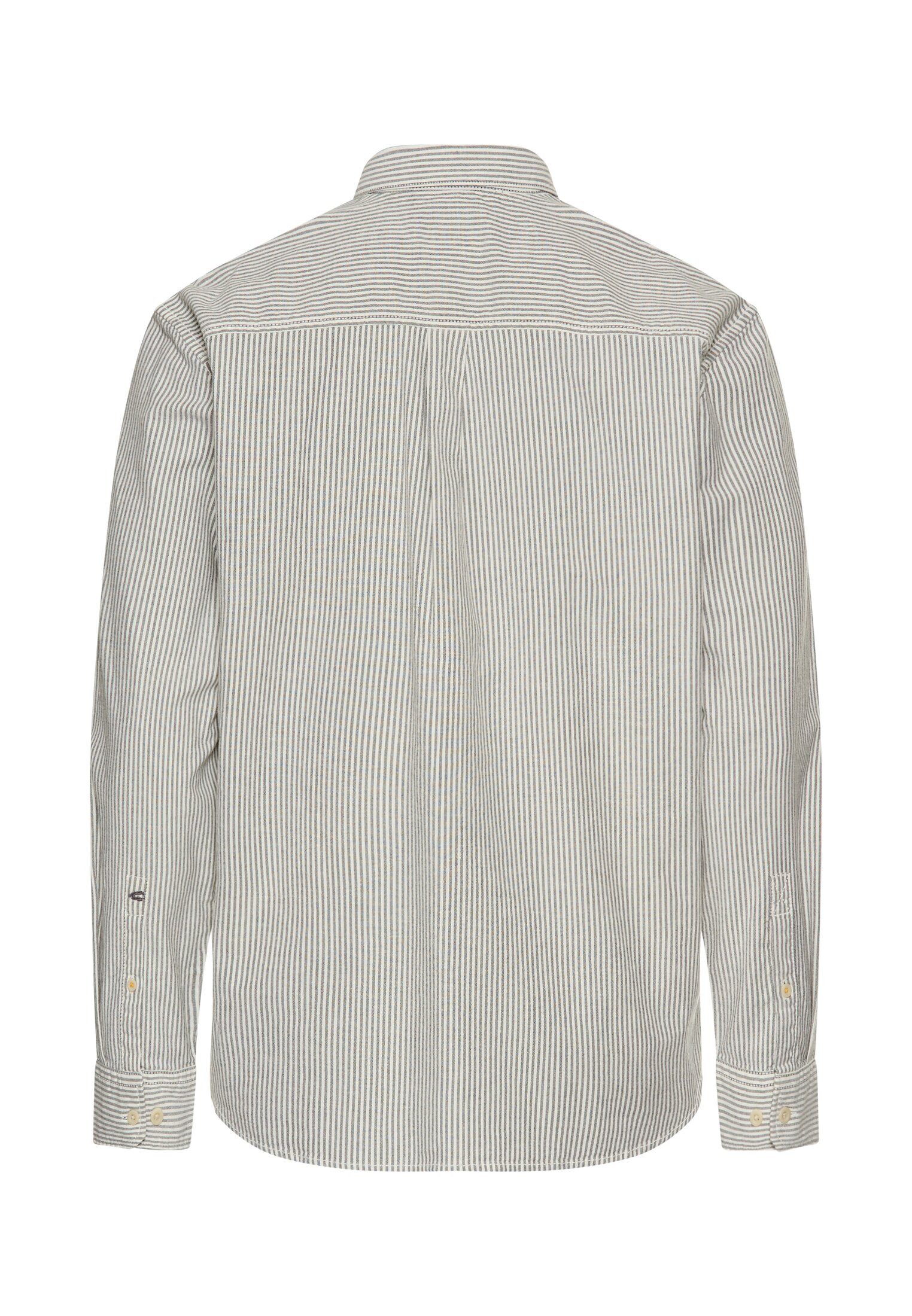 camel active Overhemd met lange mouwen met geborduurd logo