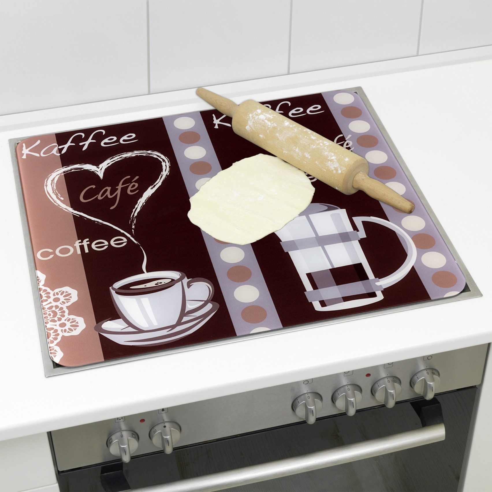 WENKO Snij- en afdekplank Model Koffiegeur los werkblad te gebruiken (1-delig)