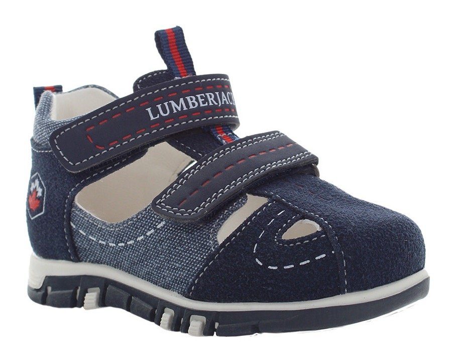 LUMBERJACK Sandalen zomerschoen klittenbandschoen sandaal met klittenbandsluitingen