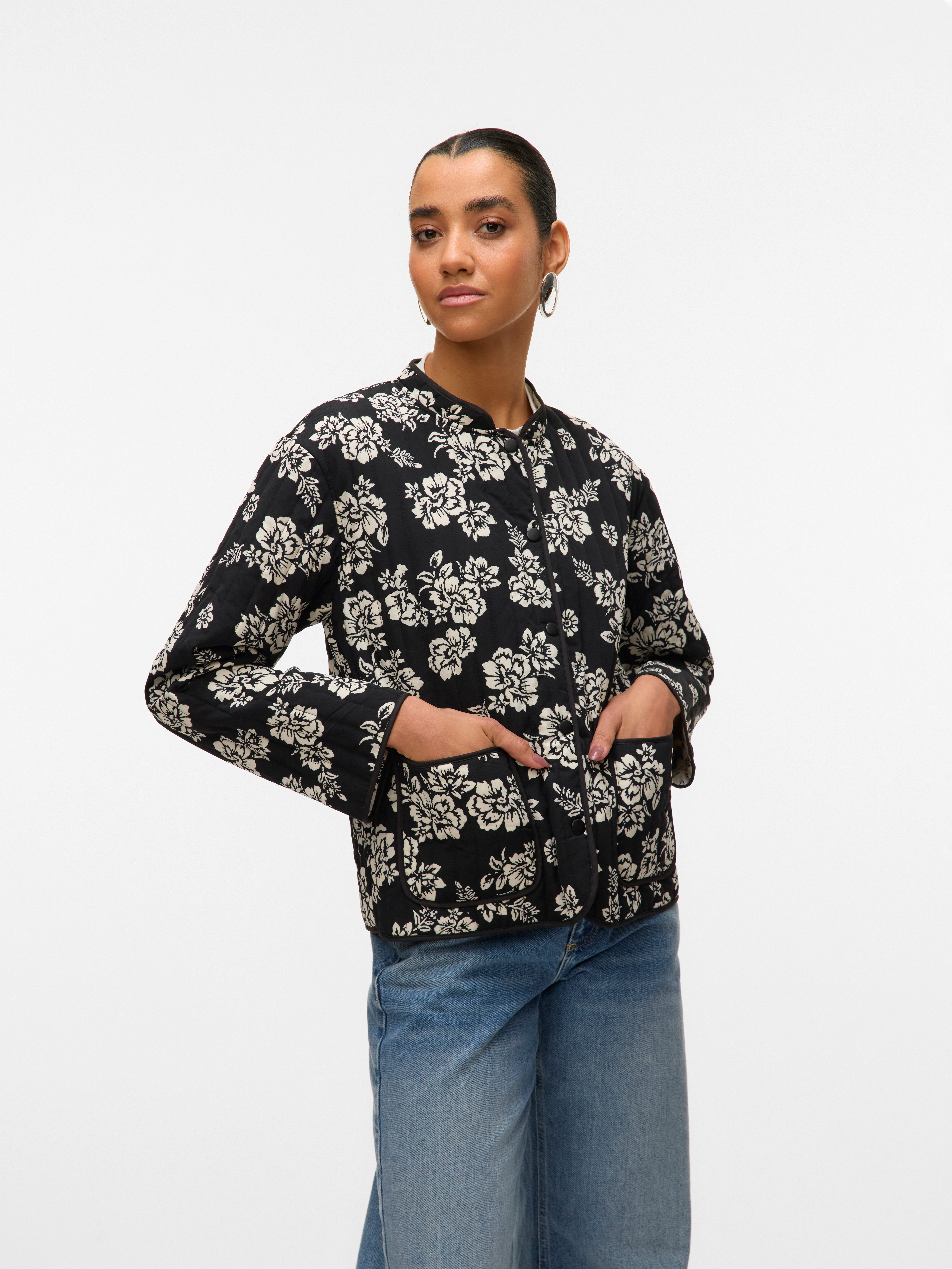 Vero Moda Kort jack VMCLARA JACKET GA NOOS dames korte jassen maat M (38) zwart