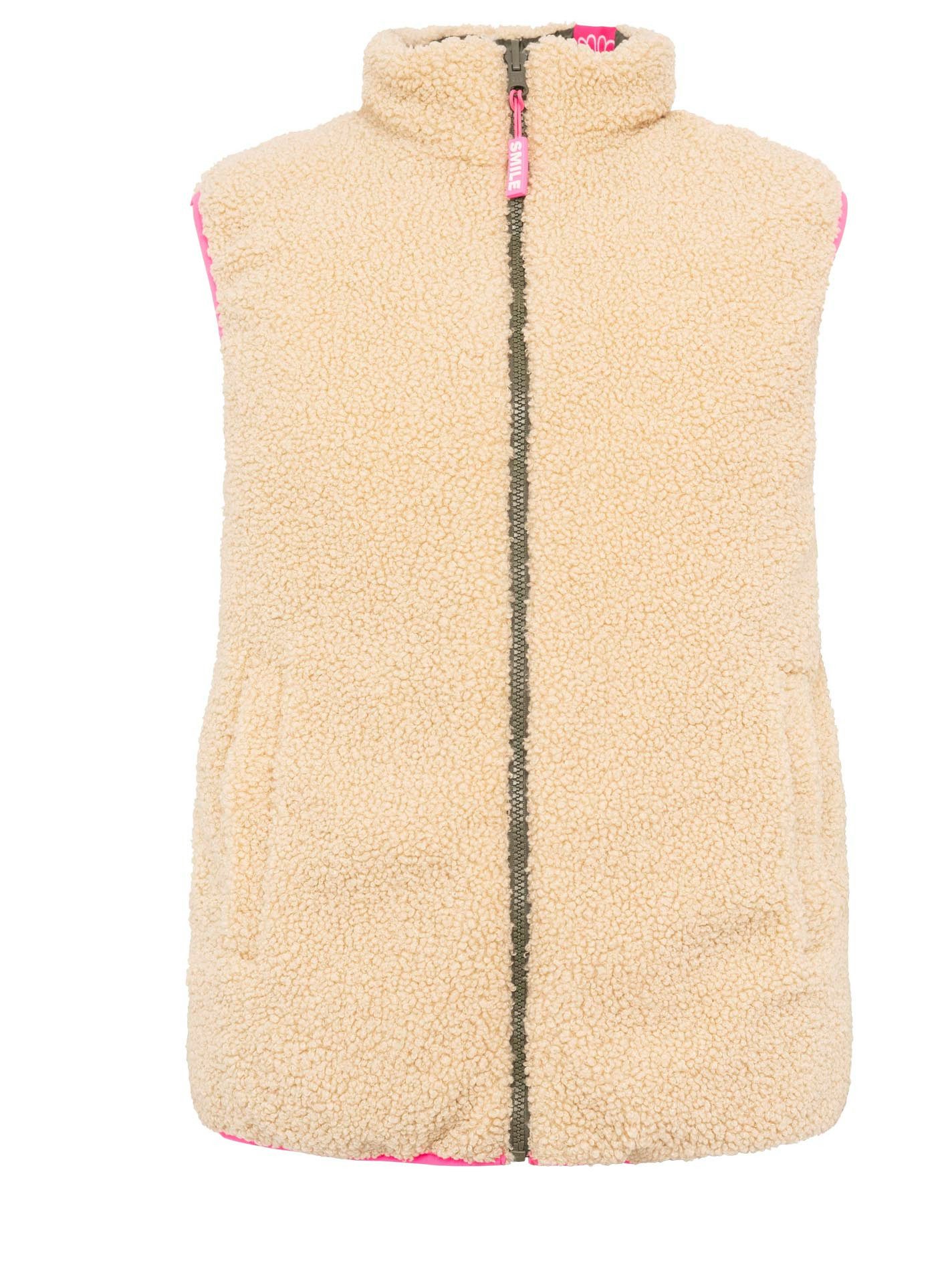 Zwillingsherz Reversible-gilet "Teddy Wendbar"