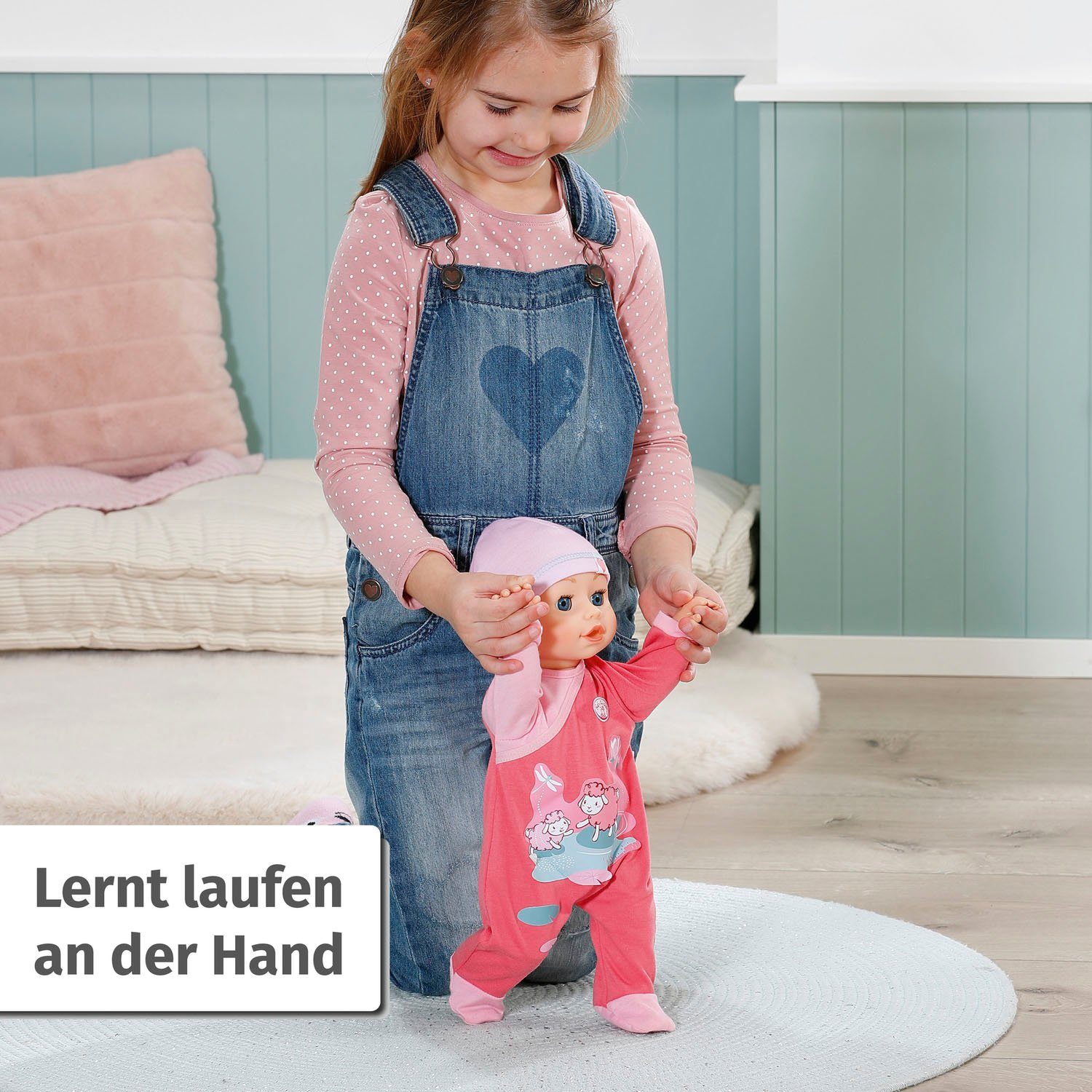 Baby Annabell Babypop Emily loop met mij, 43 cm