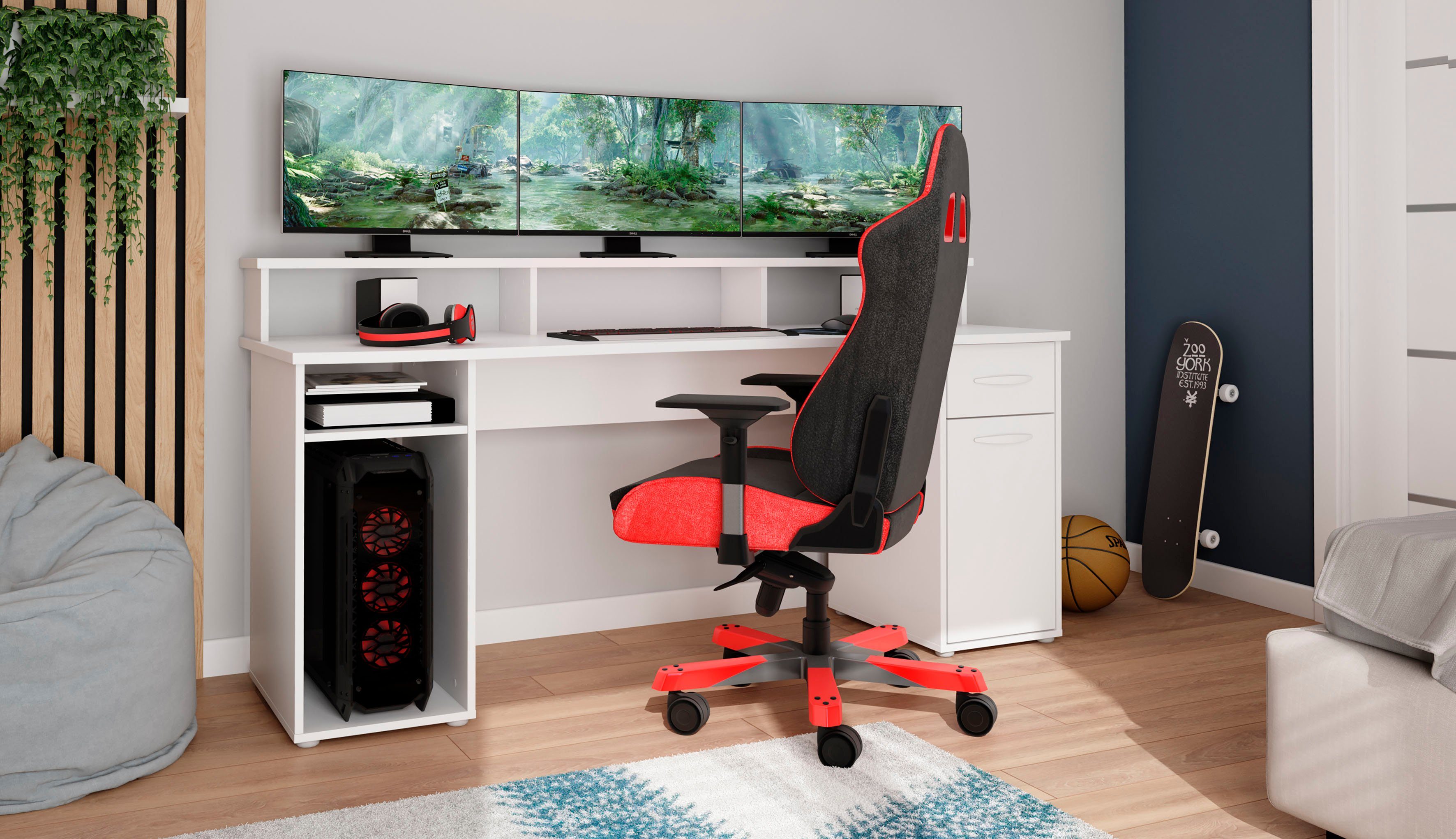 byLIVING Gamingtafel Fantastic met opzet, breedte 180 cm