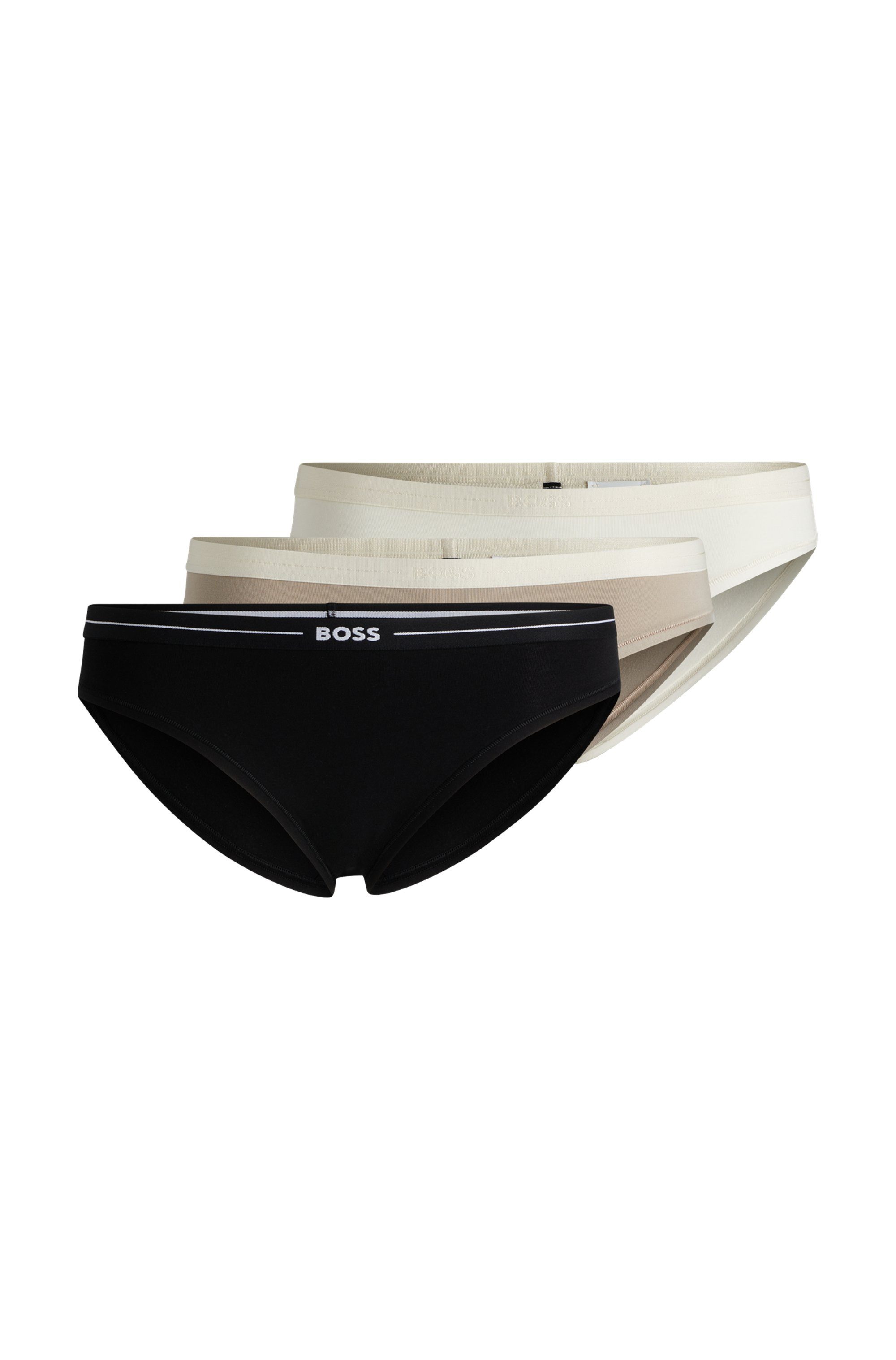BOSS Slip 3P BRIEF met elastische logoband (3 stuks)