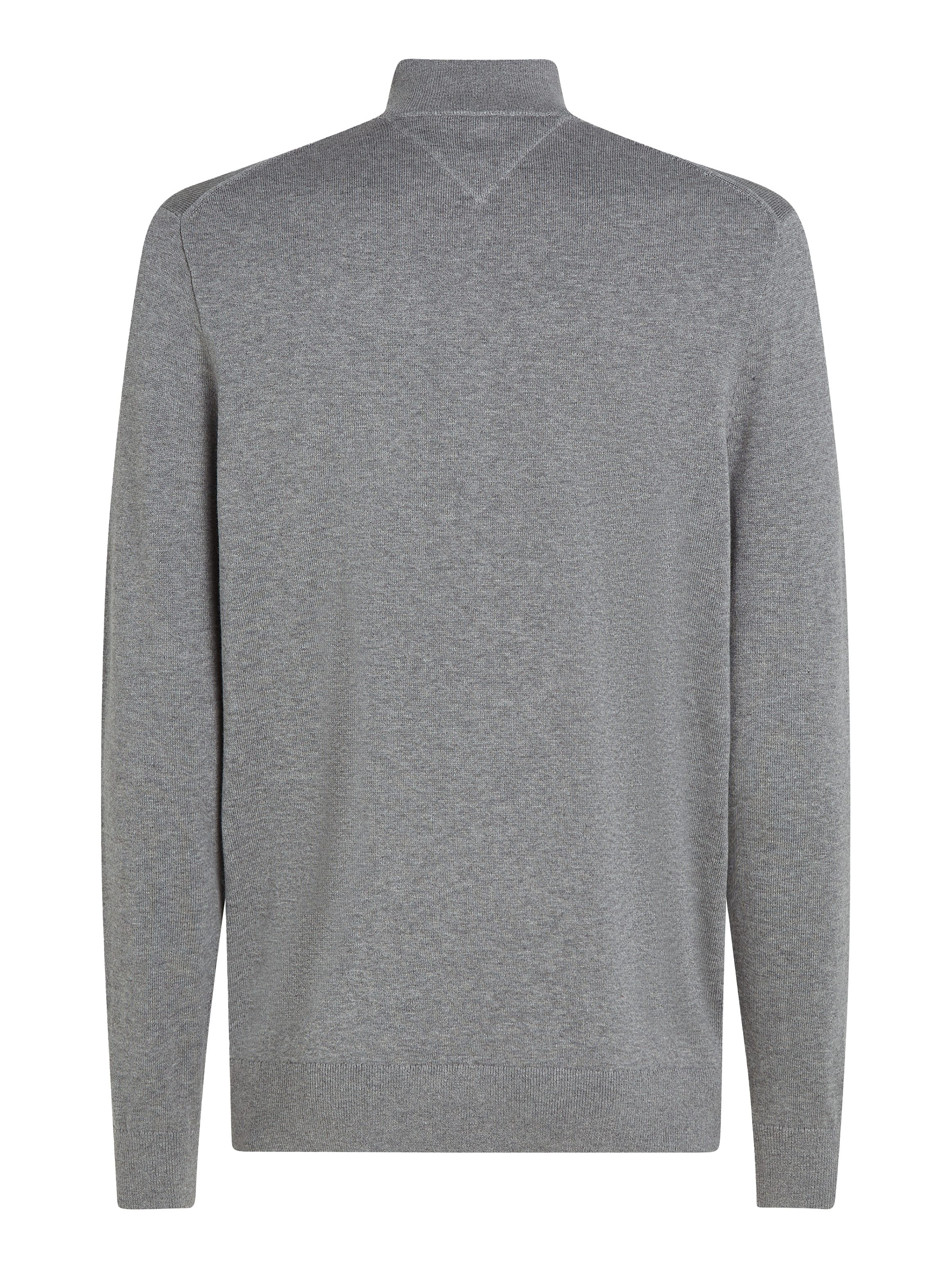 Tommy Hilfiger Schipperstrui ESSENTIAL COTTON ZIP MOCK