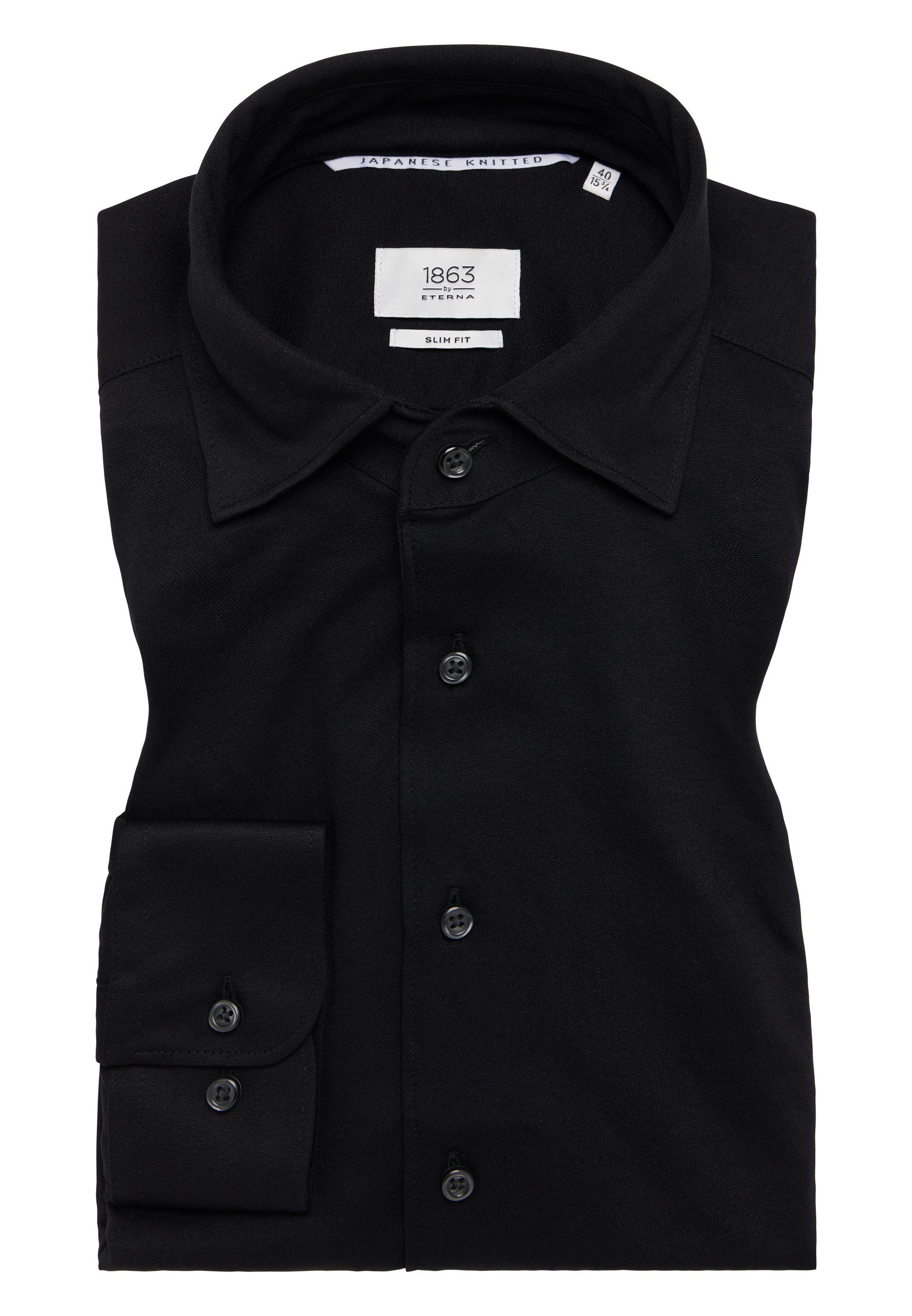 Eterna Overhemd met lange mouwen Slim fit NON IRON (strijkvrij)