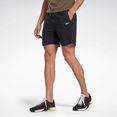 reebok classic short speed shorts 2.0 zwart