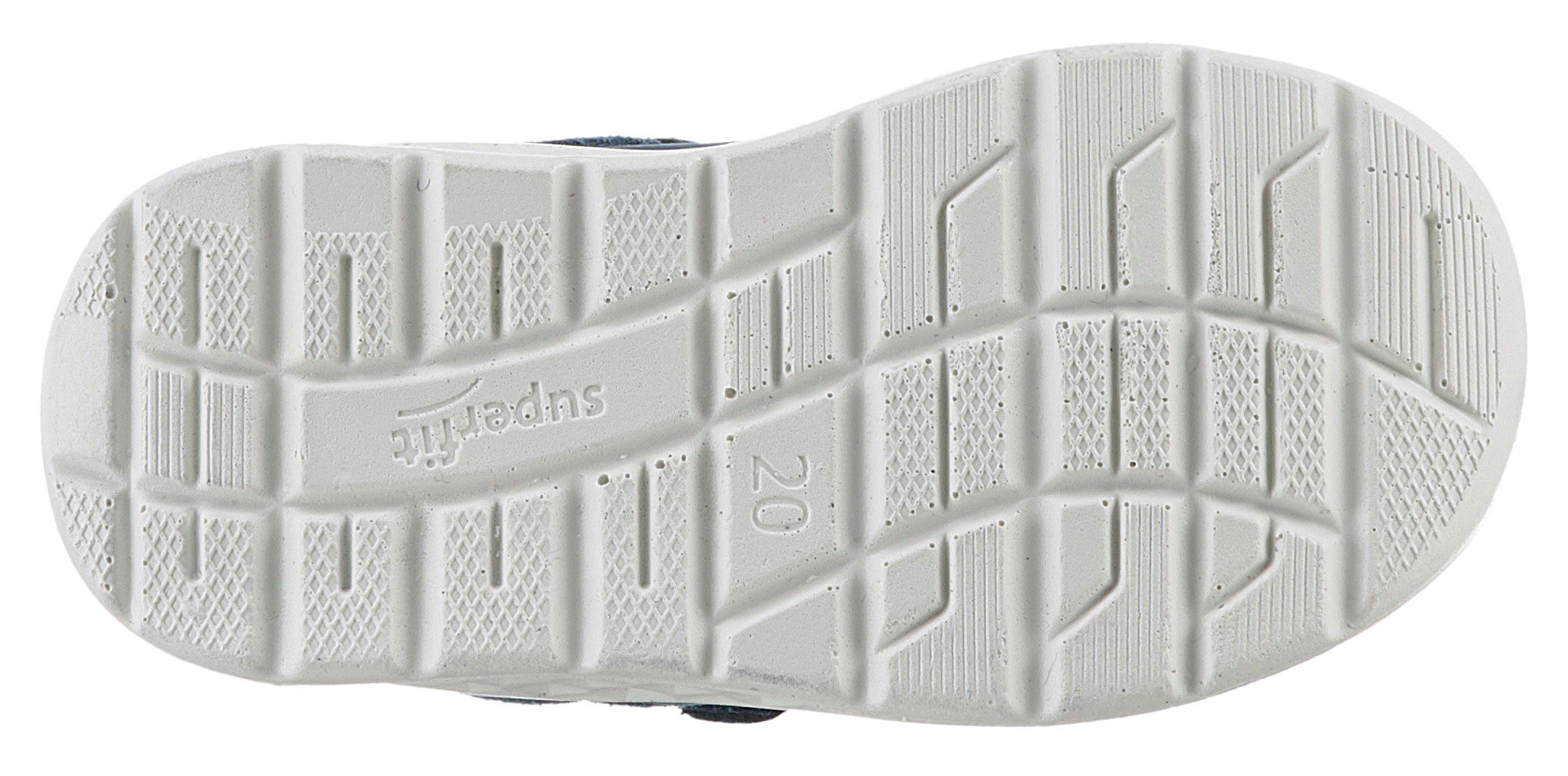 Superfit Sneakers BREEZE WMS: middel met gekleurde oog, vrijetijdsschoen, lage schoen, veterschoen