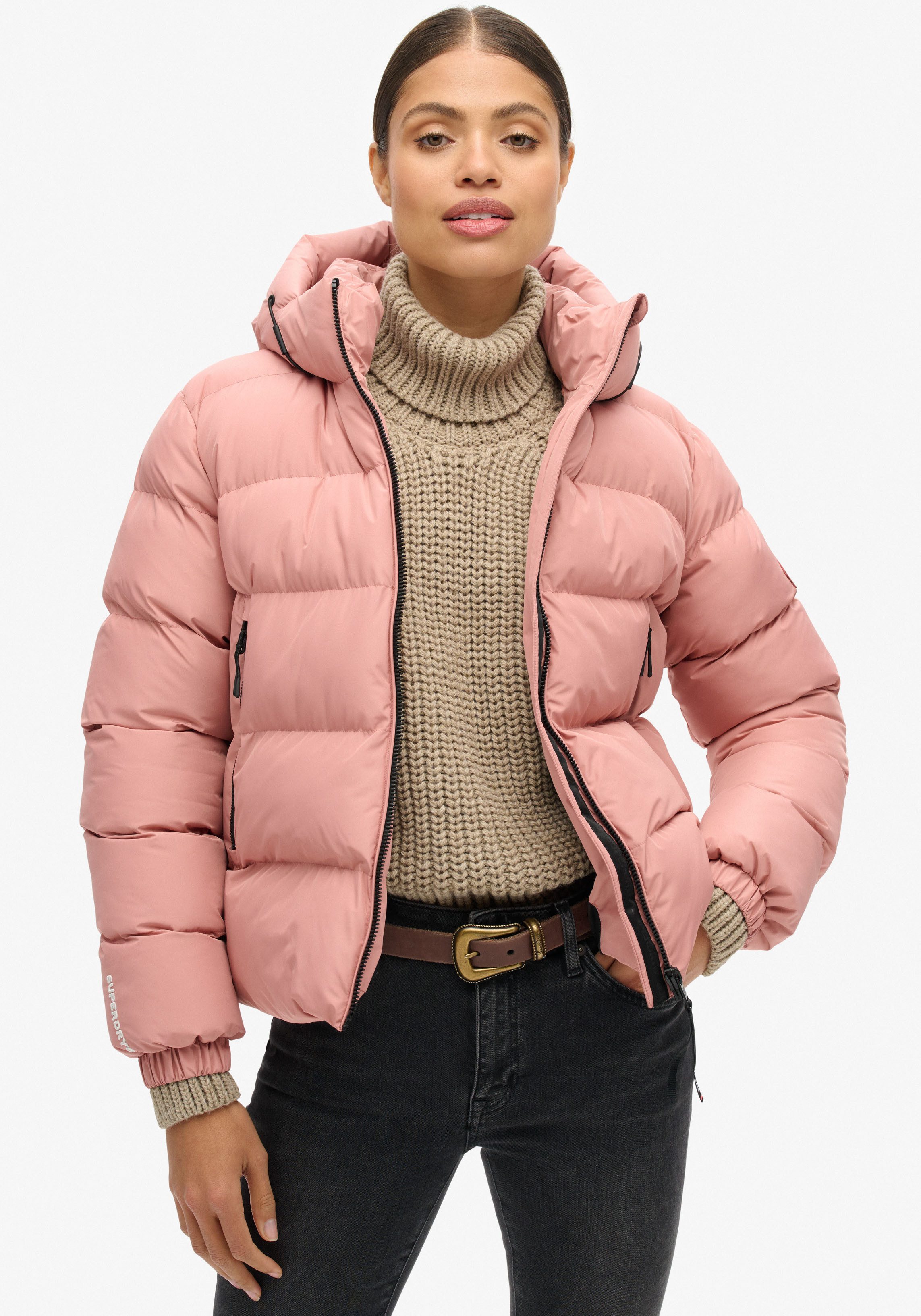 Superdry Gewatteerde jas HOODED SPORTS PUFFER JACKET