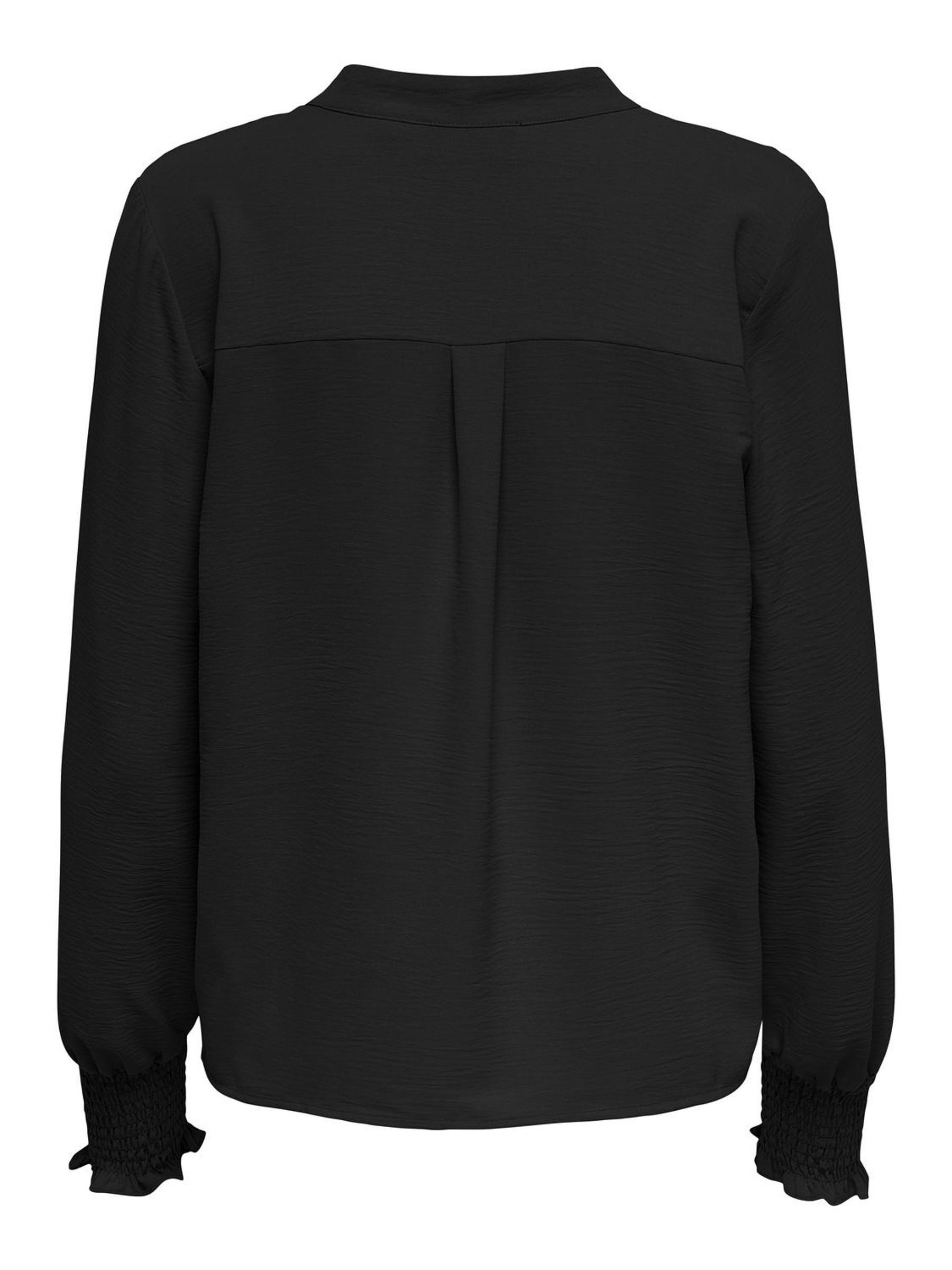Only Shirt ONLMETTE V-NECK LS SMOCK TOP NOOS WVN
