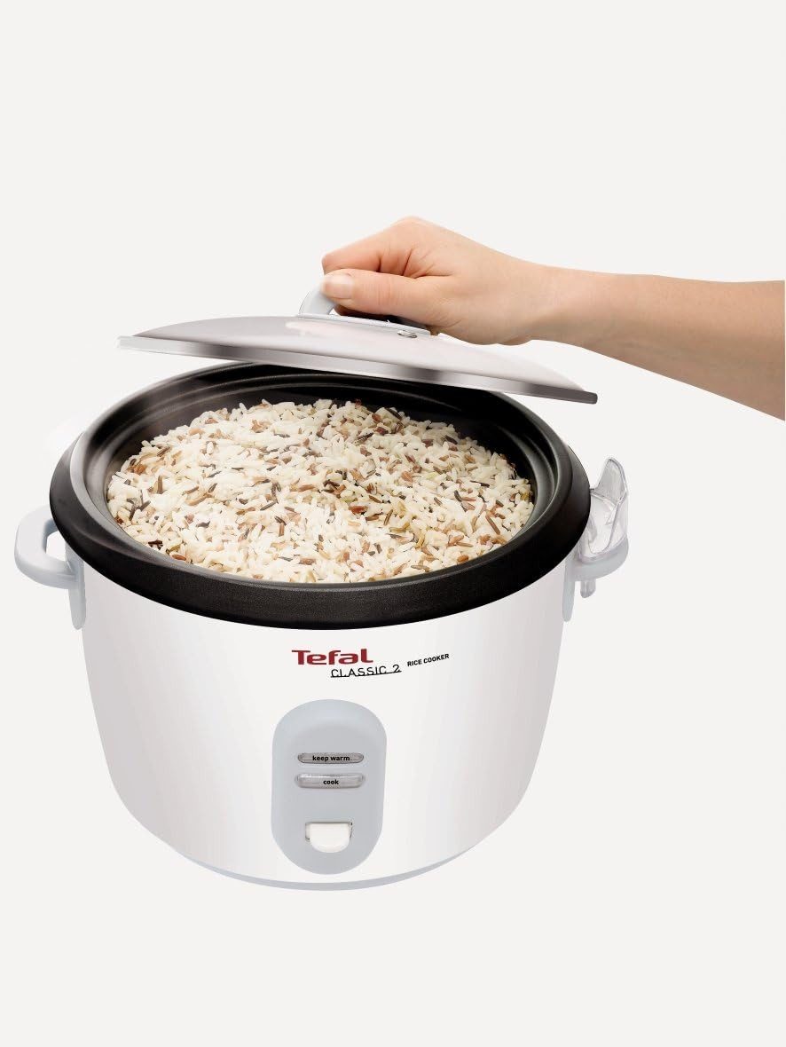 Tefal Rijstkoker RK1011 max. 10 kopjes (5 l), automatische warmhoudfunctie, stoommand