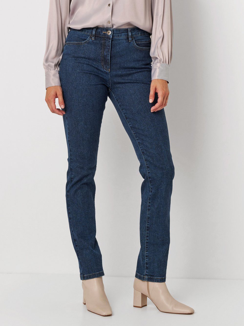 TONI Slim fit jeans BE Loved met sparkling denim