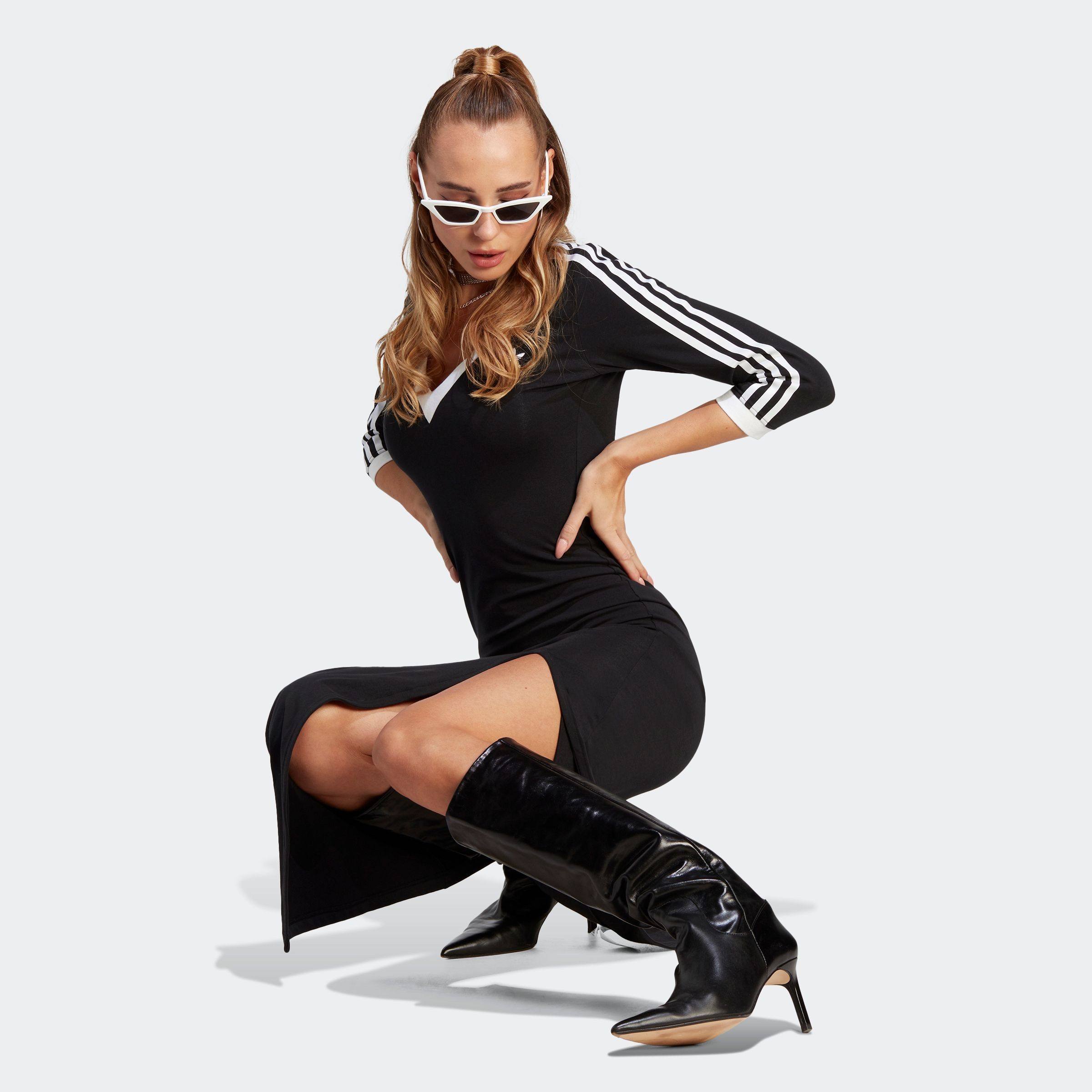 adidas Originals Maxi-jurk MAXI DRESS V (1-delig)