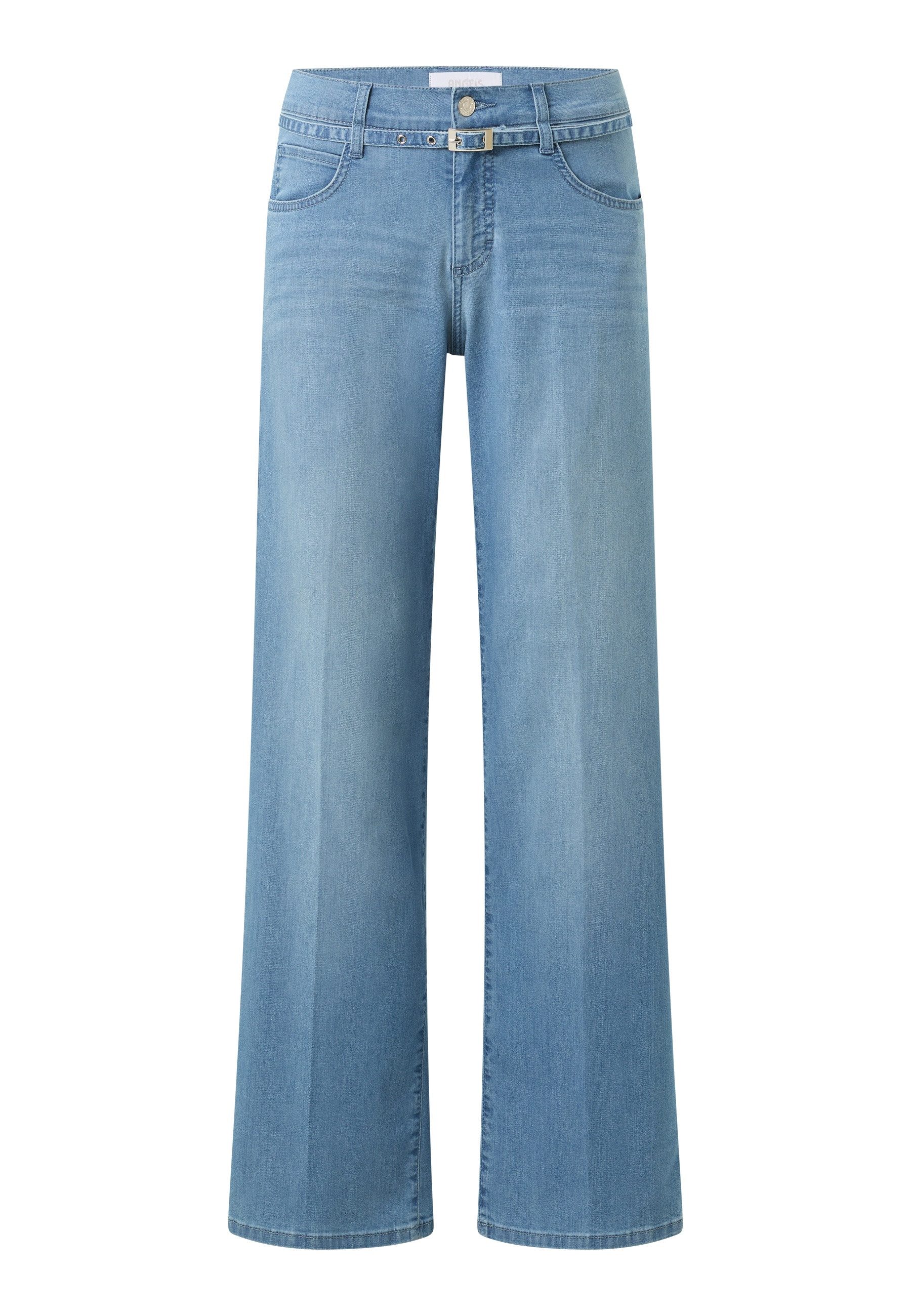 ANGELS Relax fit jeans LIZ BELT met geïntegreerde riem