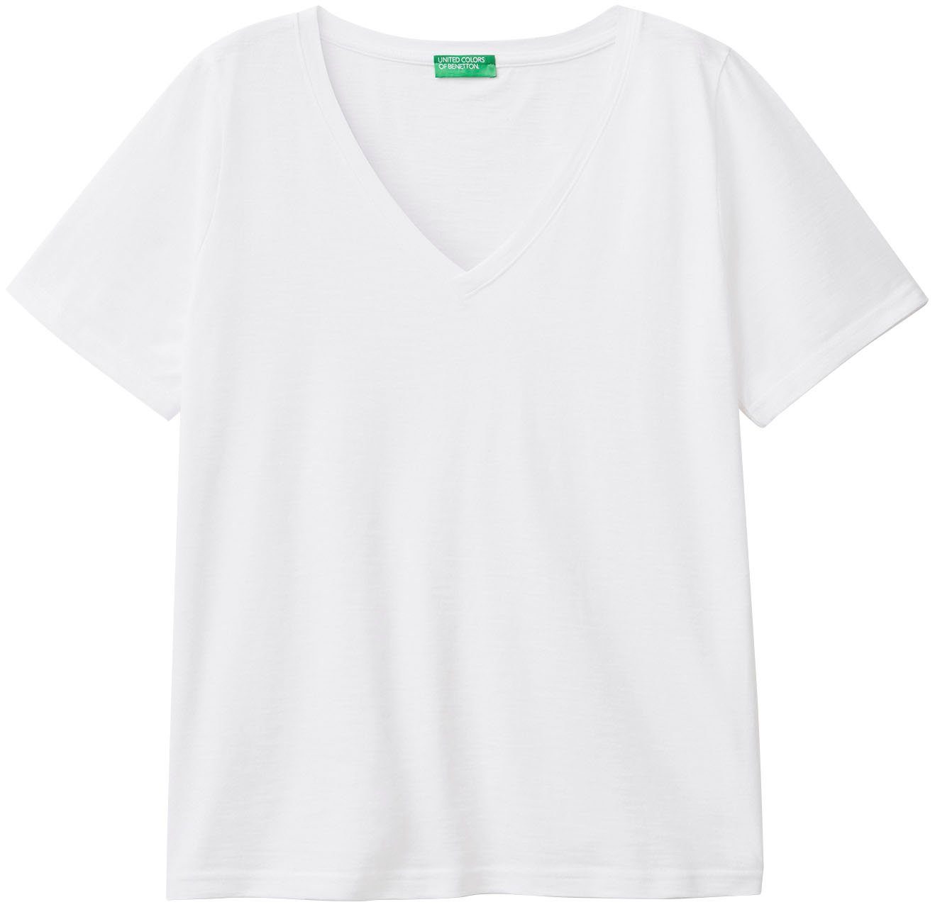 United Colors of Benetton T-shirt van jersey van flammégaren