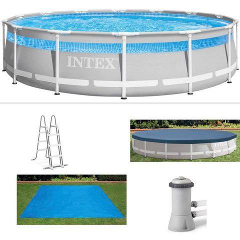 Intex Rond zwembad Clearview Prism Frame Pool