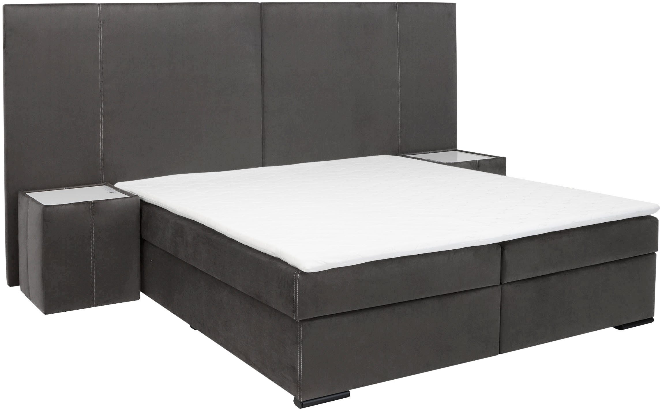 COLLECTION AB Boxspring 30 jaar jubileum model BIG incl. topmatras & bedkist, naar keuze h2,h3,h4
