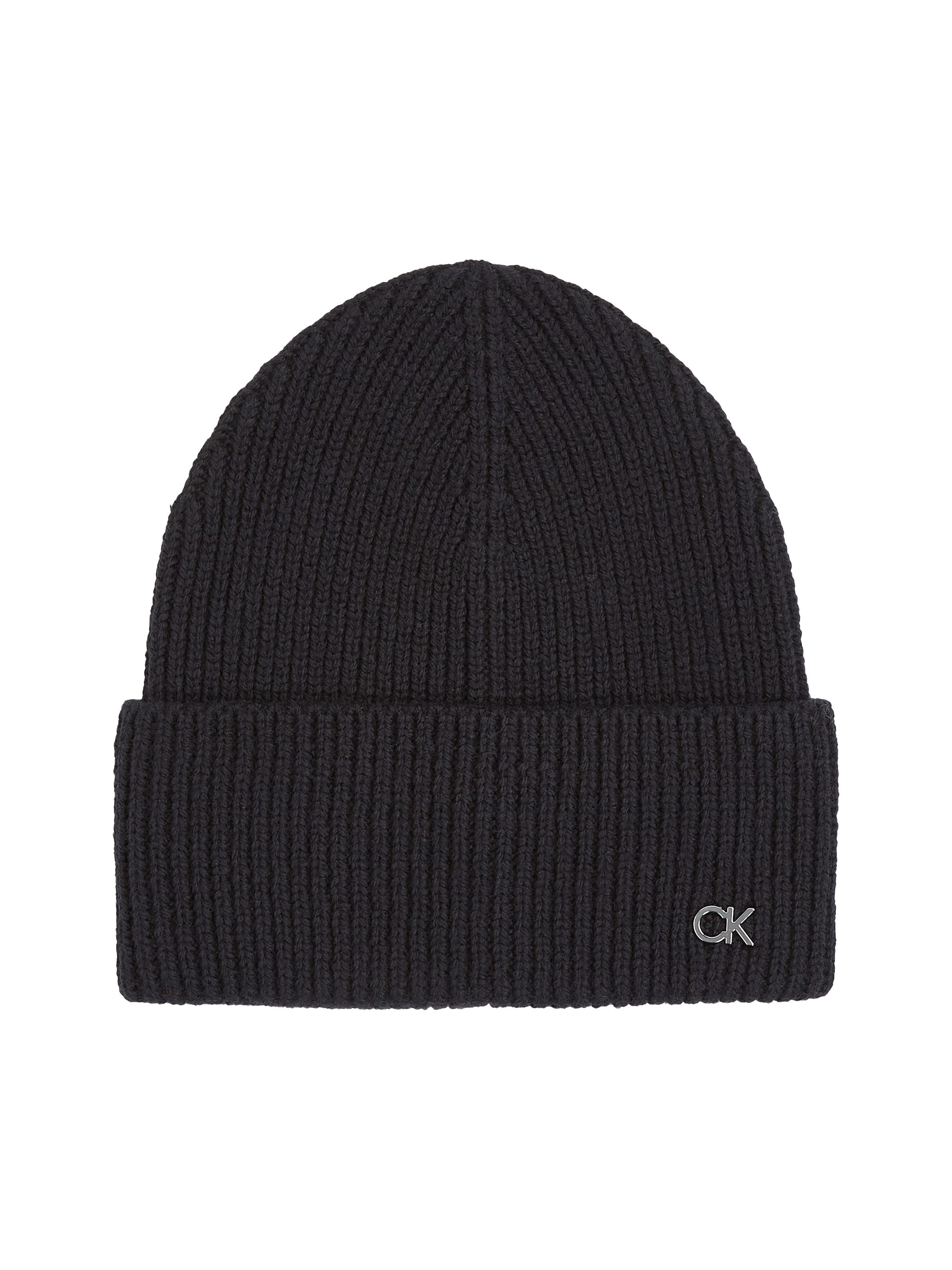 Calvin Klein Beanie CK METAL CHUNKY RIB BEANIE