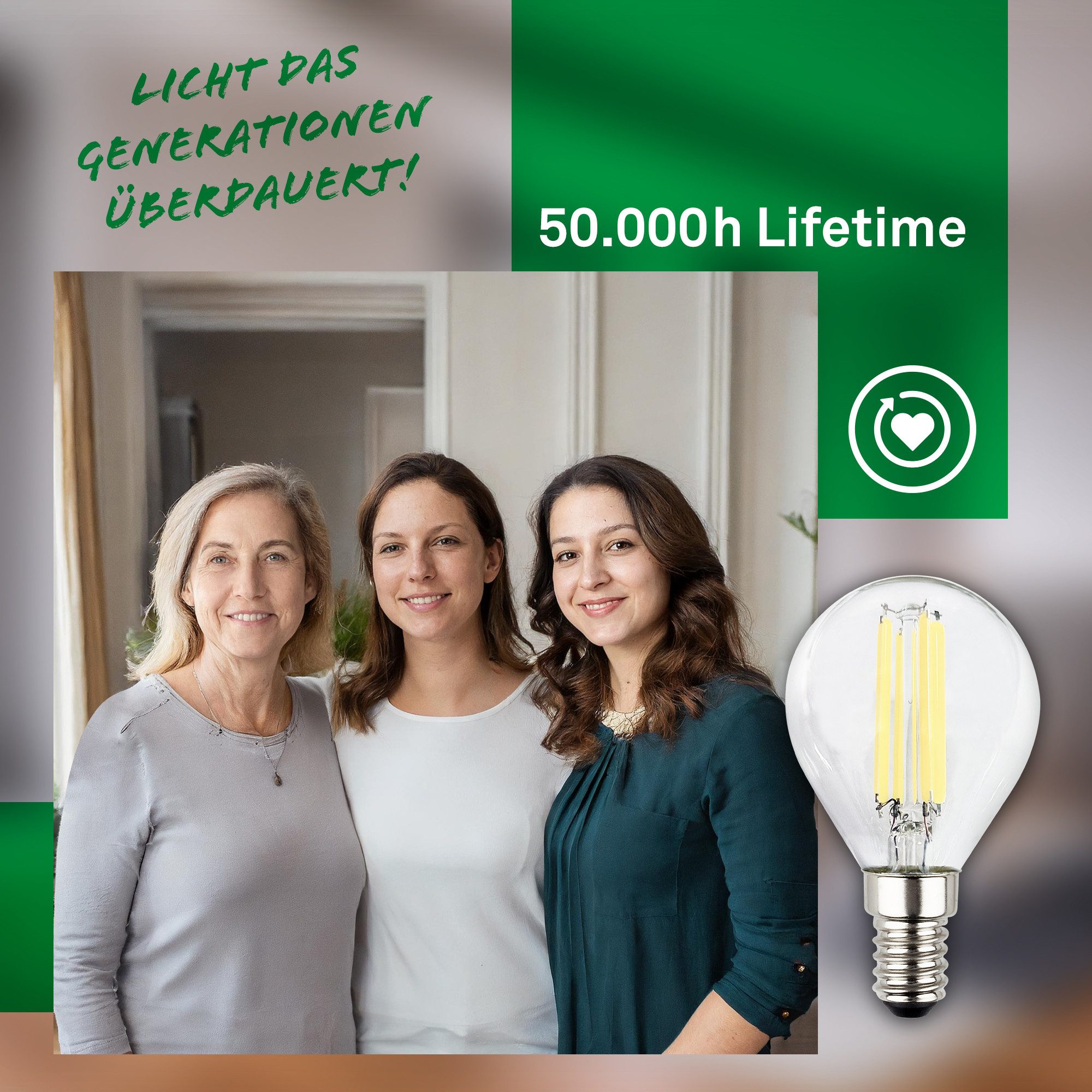 Briloner Leuchten Led-verlichting Ultra-efficiënte lichtbron EEK A, E14 Druppel, 2-pack