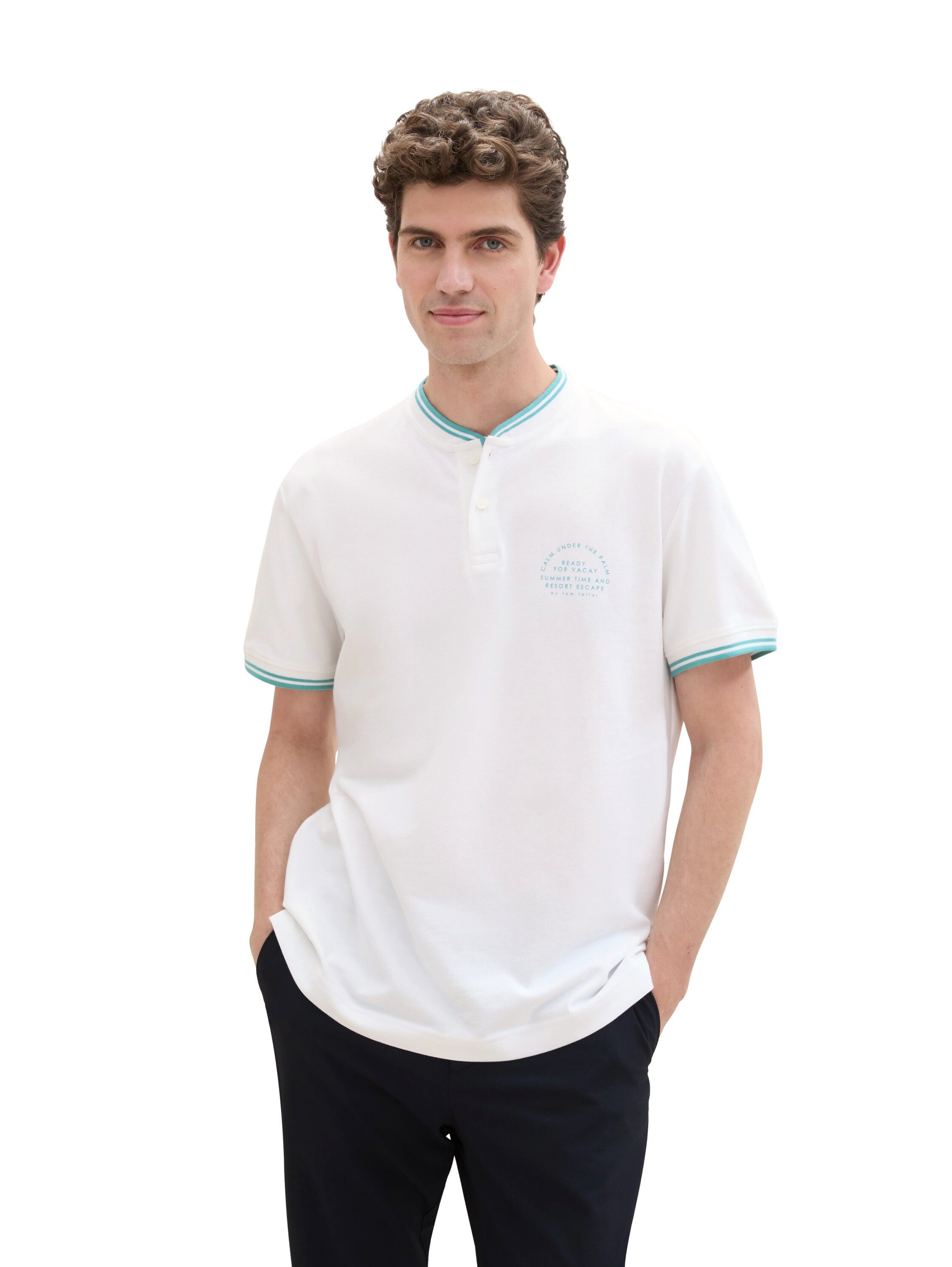 Tom Tailor Poloshirt met print