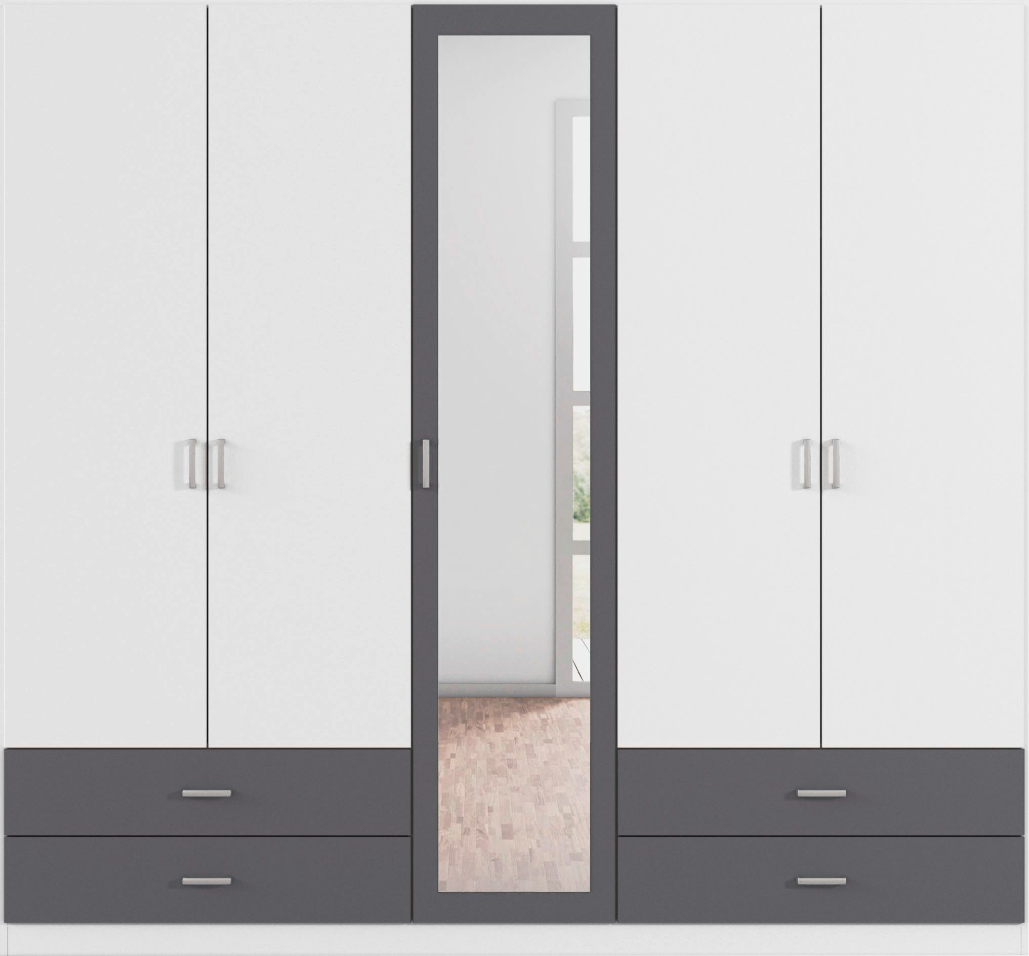 rauch Draaideurkast Borbona Kledingkast kast garderobe waskast BORBONA in 2 breedtes