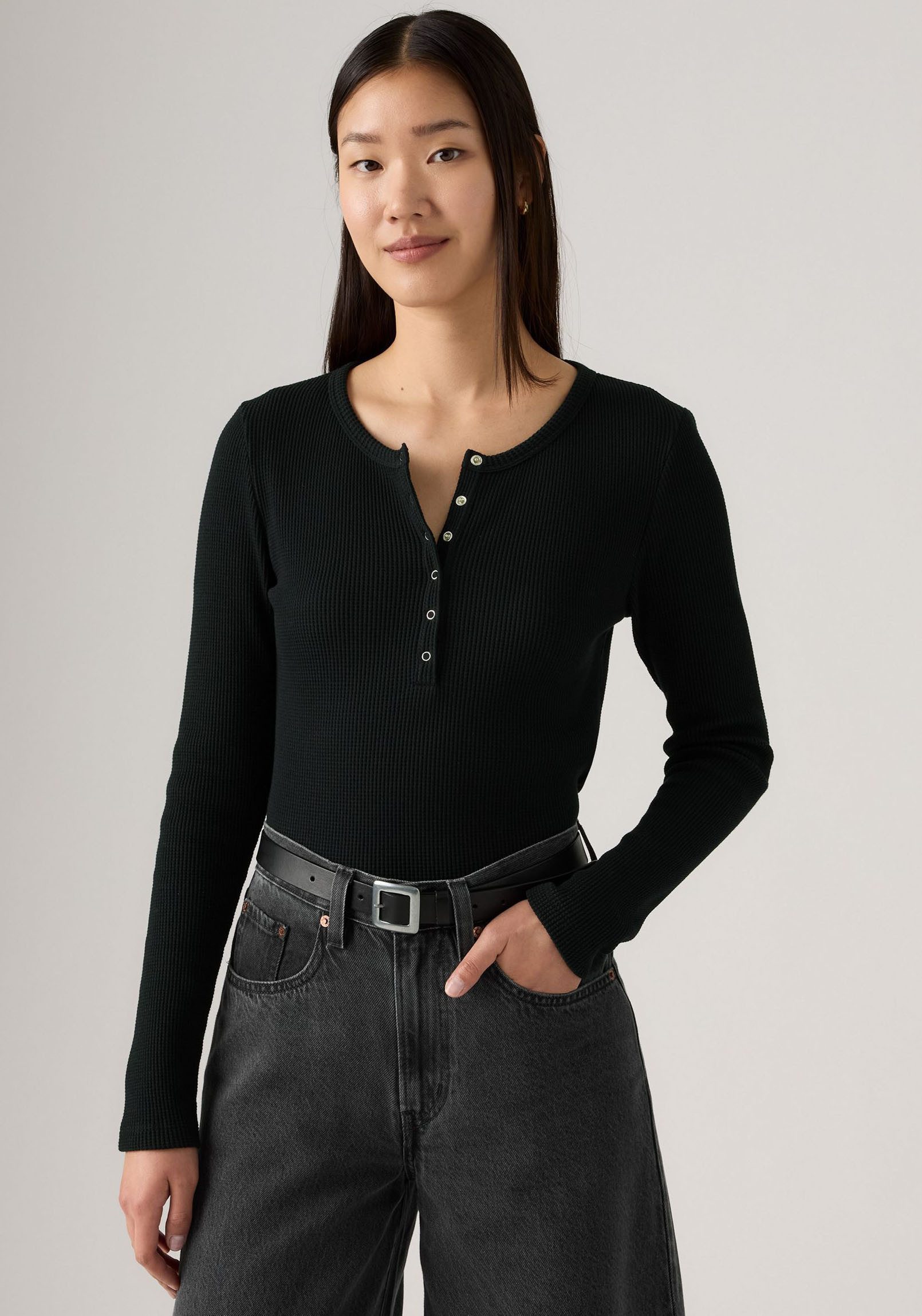 Levi's® Shirt met lange mouwen DRY GOODS HENLEY
