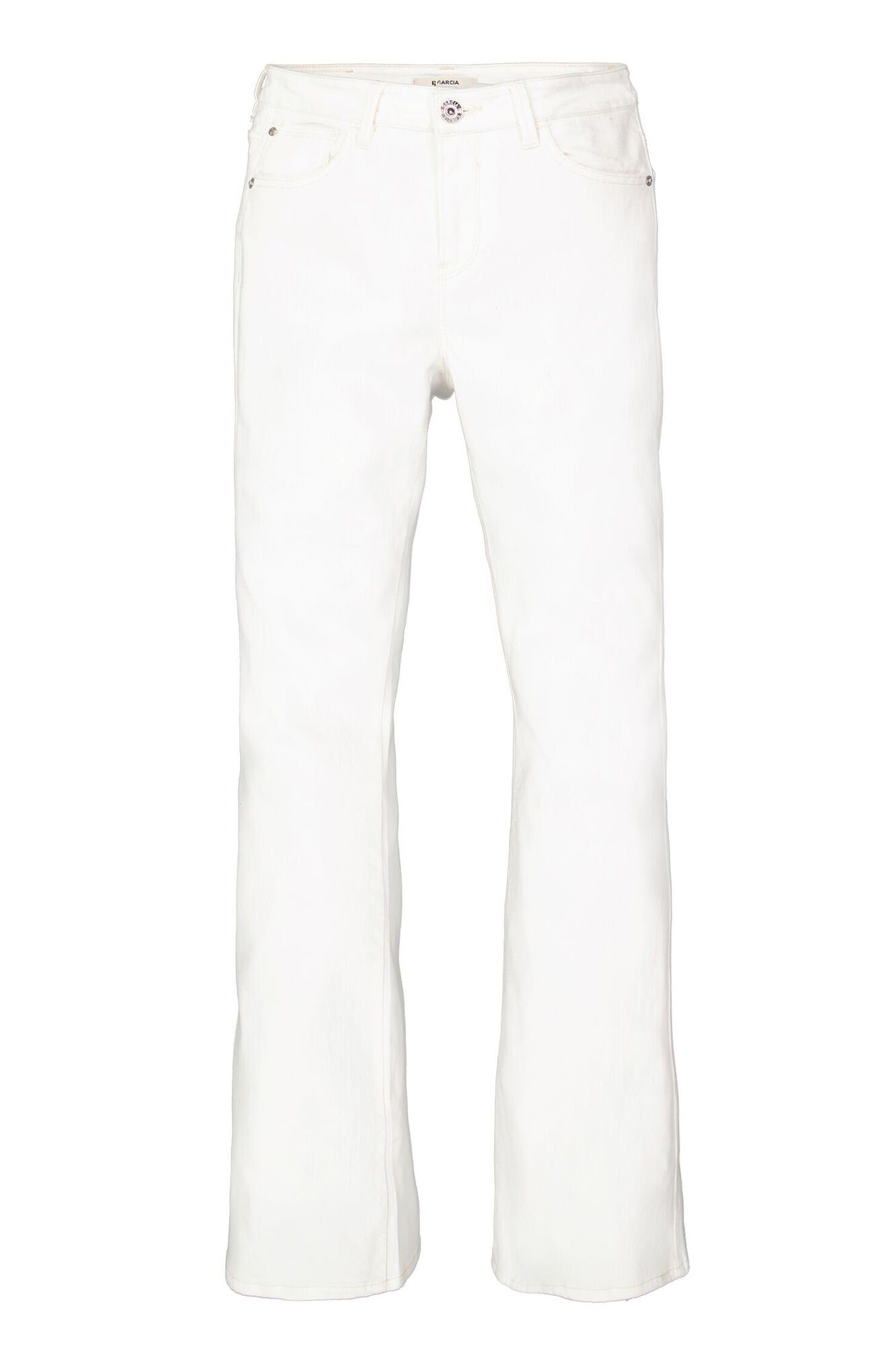 Garcia Slim fit jeans Celia Flare dames slim fit jeans maat 32 wit