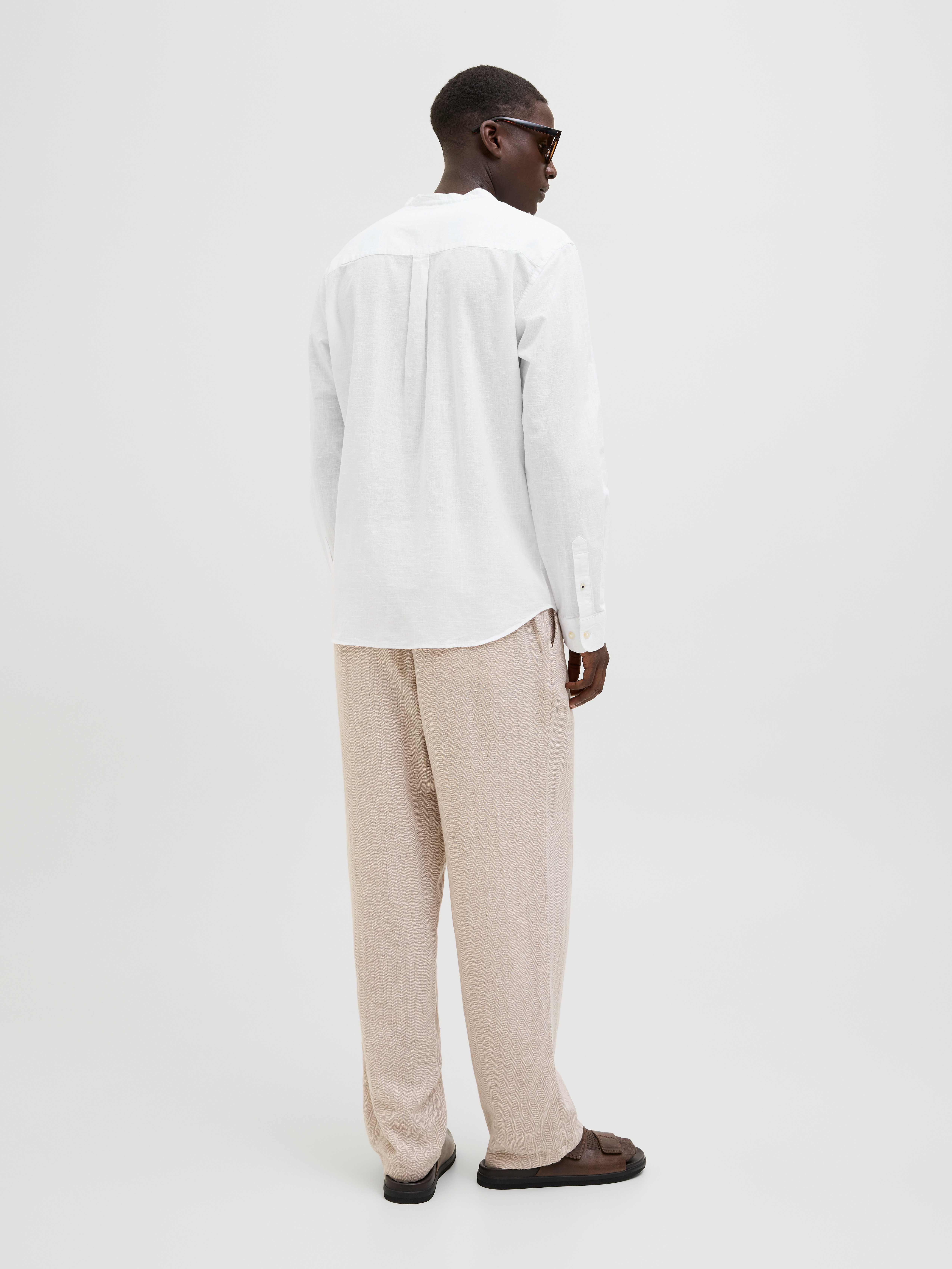 Jack & Jones Overhemd met lange mouwen JJESUMMER HALF PLACKET SHIRT LS SN