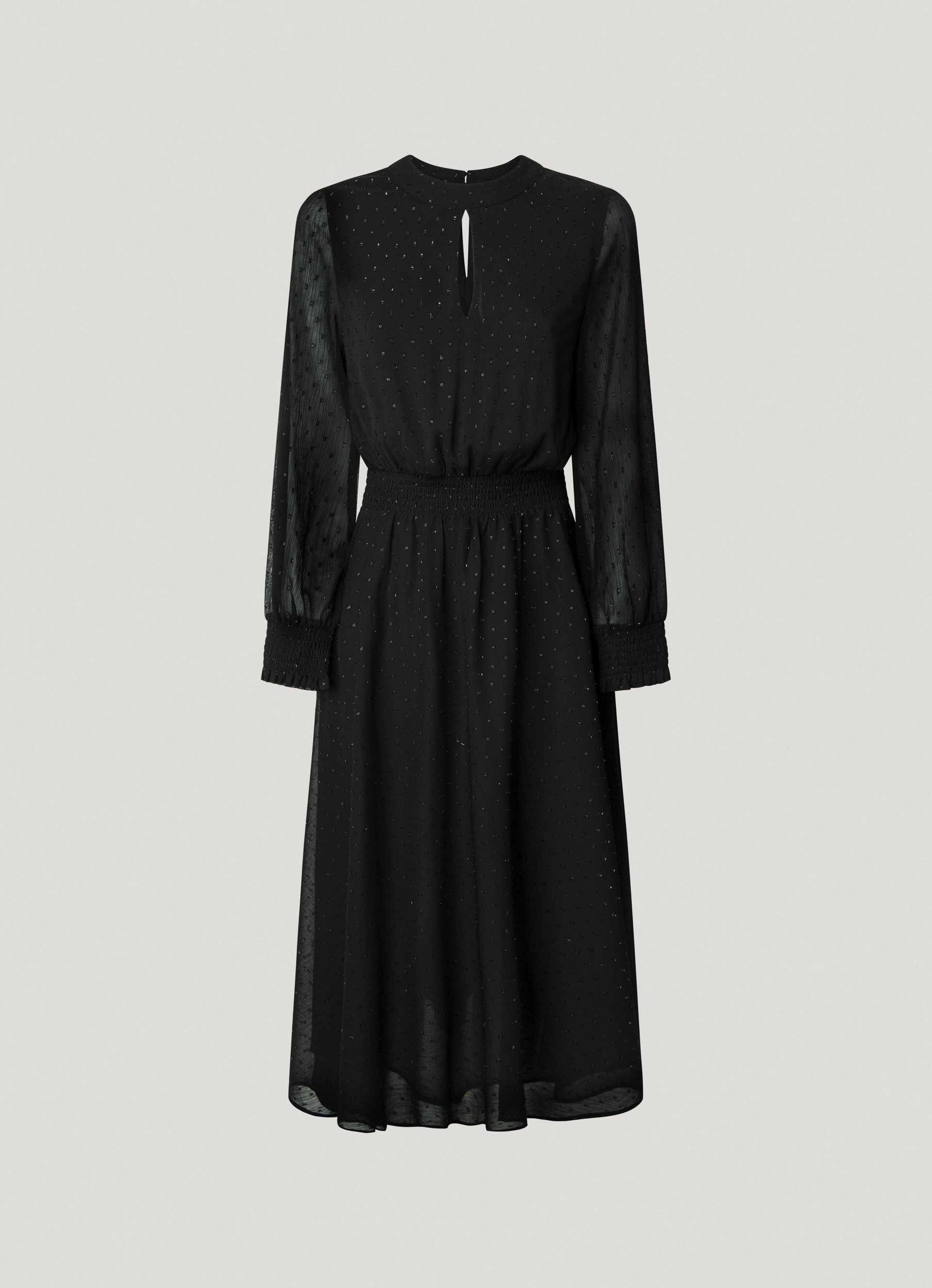 Pepe Jeans Midi-jurk ANUSHKA Uitsnede met splitdetail