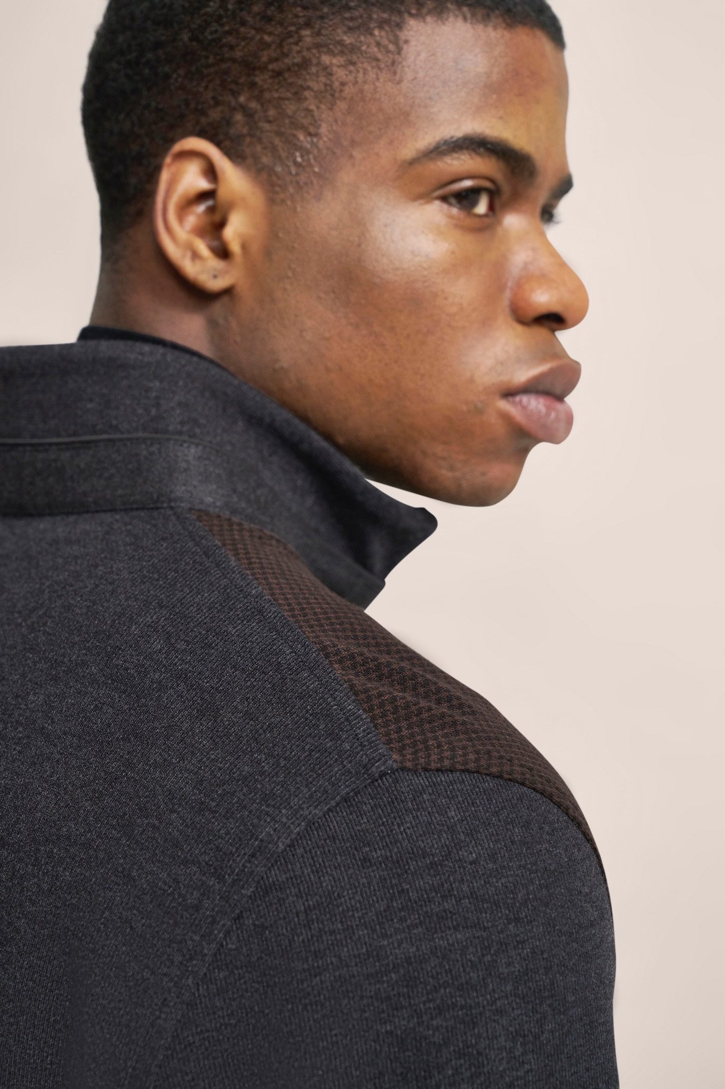 Bugatti Sweatvest met pied-de-poulemotief