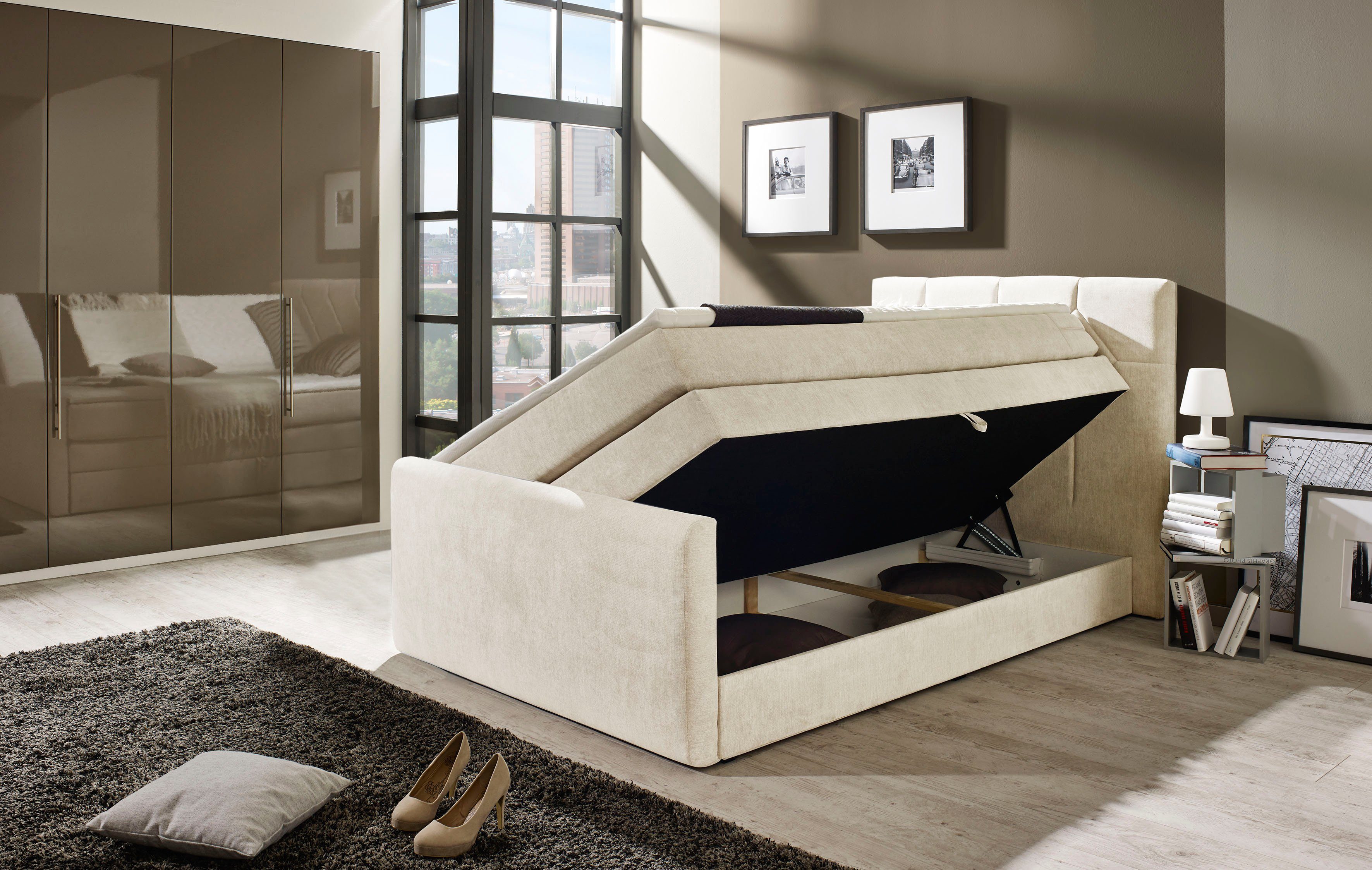 Places of Style Boxspring Atlanta inclusief topmatras en bedkist
