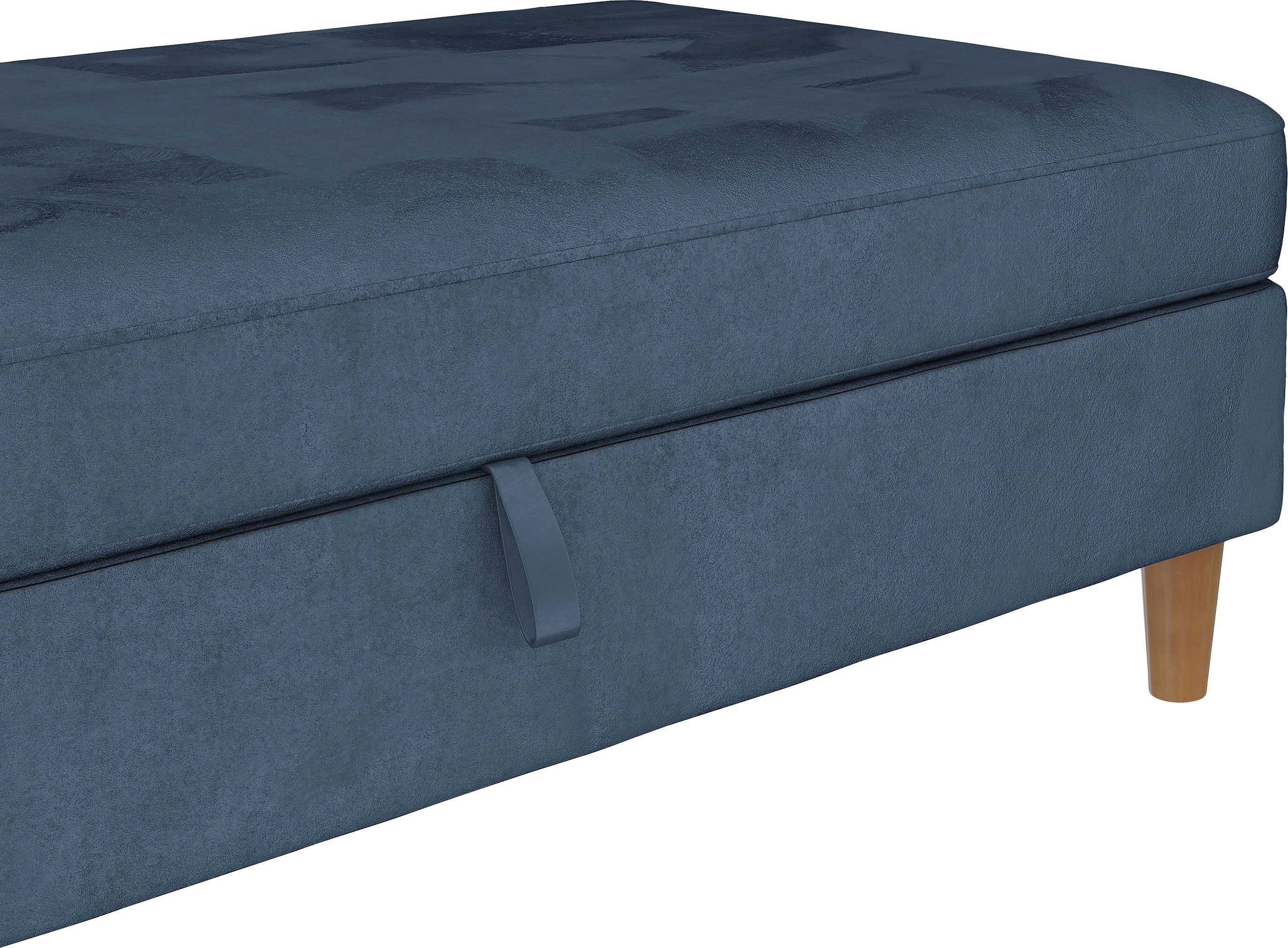 Dorel Home Hocker met bergruimte Lilly met bergruimte, vrij in ruimte plaatsbaar, zithoogte 43 cm (1 stuk)